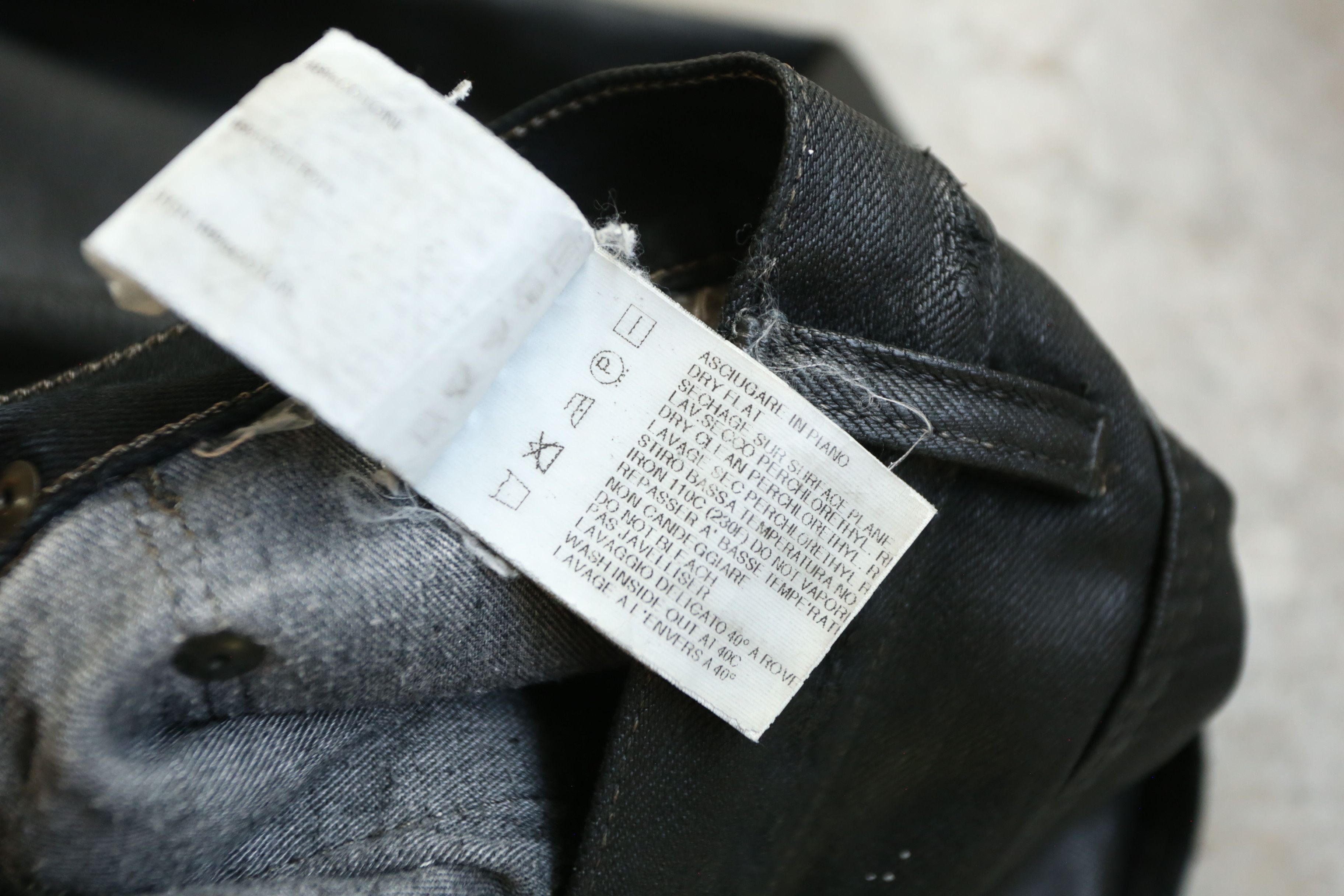 Rick Owens Drkshdw RO DRKSHDW - Detroit Cut Deconstructed Waxed Denim Jean Size US 30 / EU 46 - 9 Thumbnail