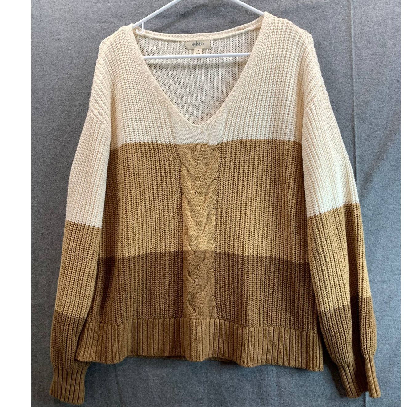 Other Style & Co Sweater Womens Medium Long Sleeve V Neck Size M / US 6-8 / IT 42-44 - 1 Thumbnail