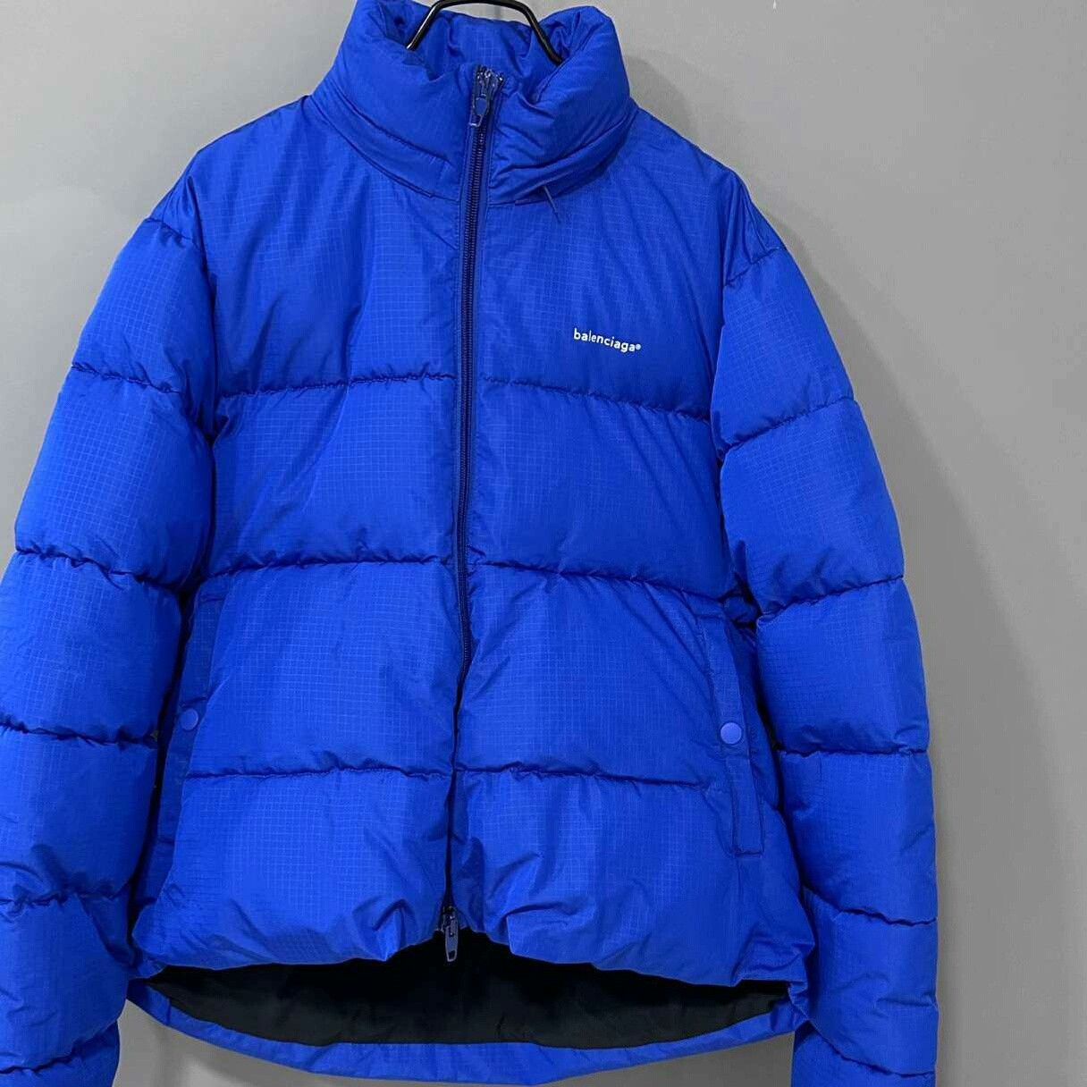 Balenciaga balenciaga klein blue logo puffer jacket Size US L / EU 52-54 / 3 - 2 Thumbnail