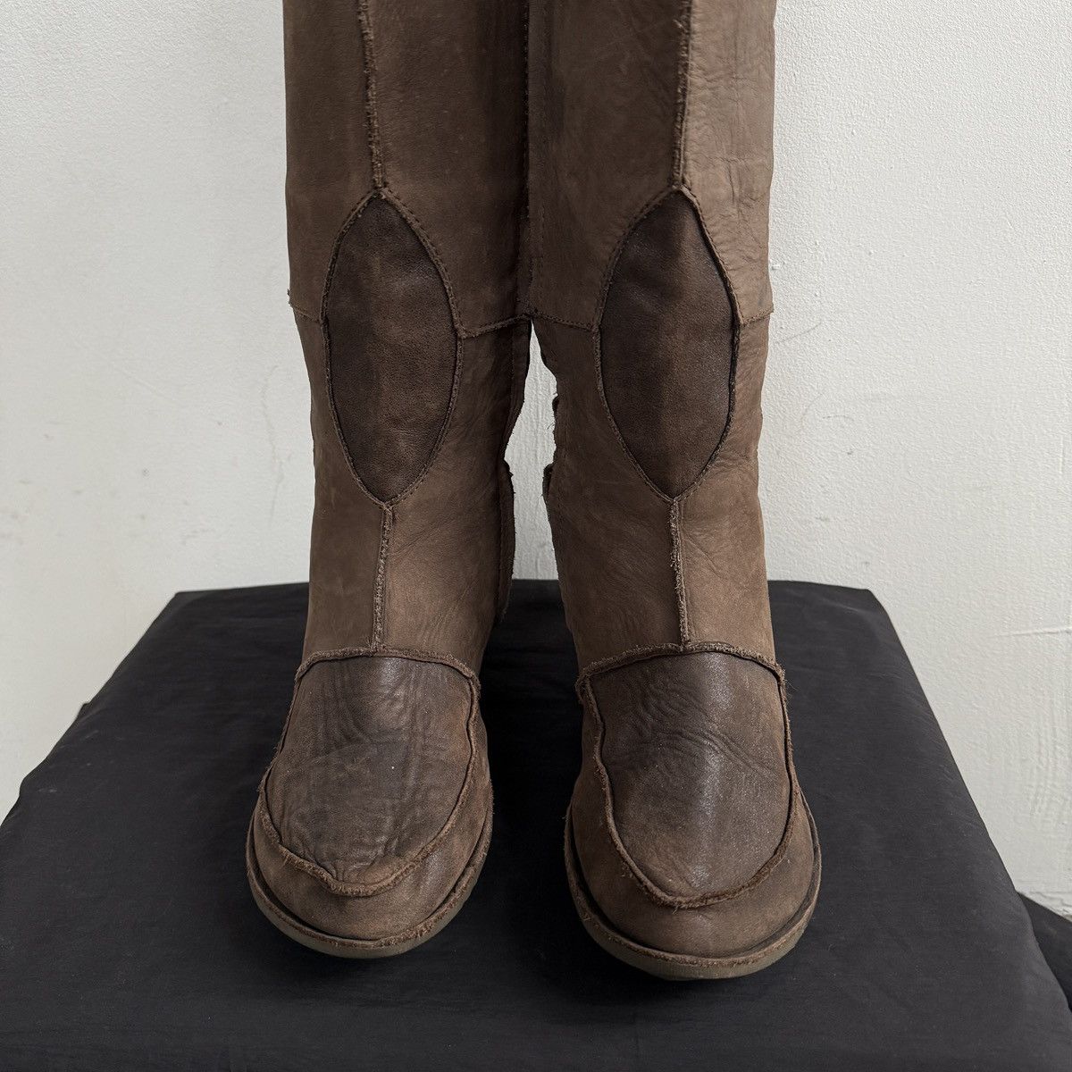 Other Vintage Y2K Tamaris Fairy Core Leather Brown Knee High Boots Size US 7 / IT 37 - 4 Thumbnail