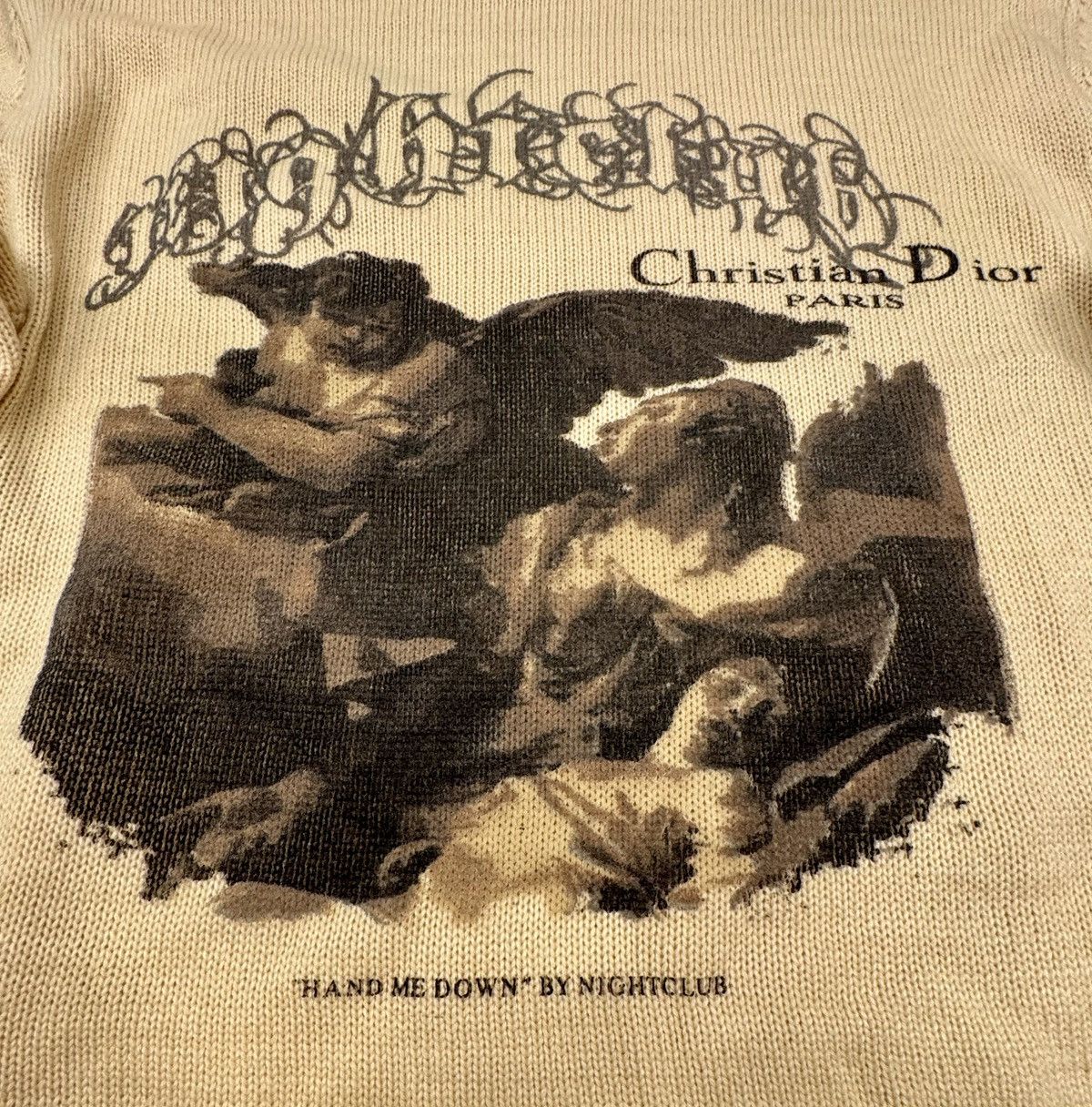 Other Night Club (Boite de Nuit) “Christian Dior” Knit Sweater Size US M / EU 48-50 / 2 - 2 Thumbnail