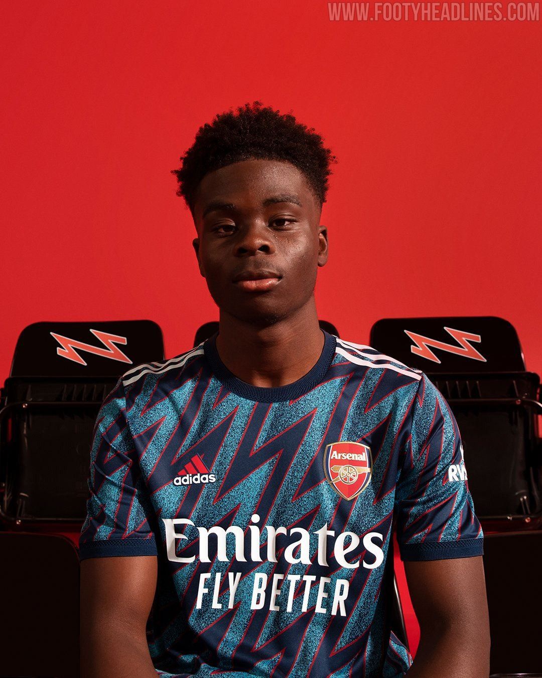 Adidas Adidas Arsenal 2021/22 Third Football Jersey Mystery Blue Size US S / EU 44-46 / 1 - 2 Thumbnail
