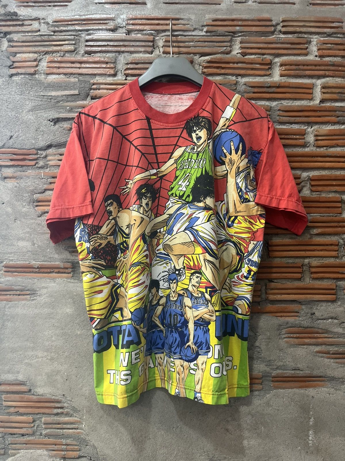Anime Vintage SLAM DUNK (AOP) manga 90’s Tshirt Size US L / EU 52-54 / 3 - 2 Thumbnail