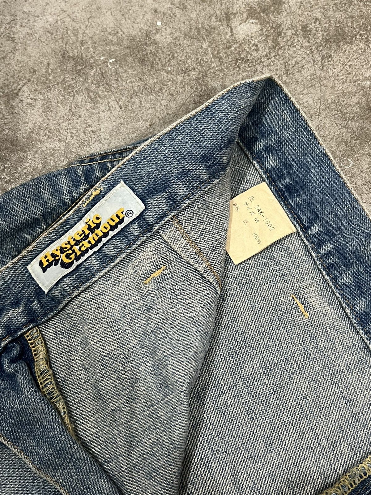 Designer × Hysteric Glamour × Vintage Vintage Hysteric Glamour Star Demim Skirt Size 30" / US 8 / IT 44 - 5 Thumbnail