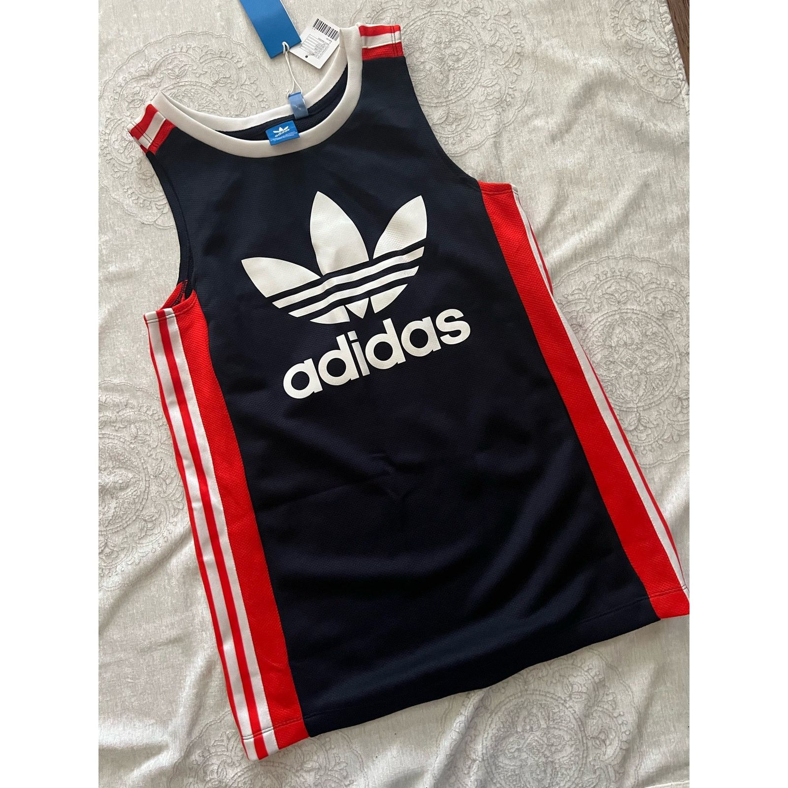 Adidas Adidas Women's Osaka AR Tank Top Legend Ink/Orange Red/White Size S / US 4 / IT 40 - 2 Thumbnail