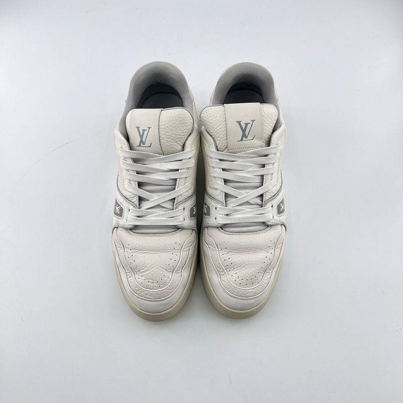Louis Vuitton Louis Vuitton Trainer White Leather Low-Top Sneakers -2508 Size US 9 / EU 42 - 2 Thumbnail