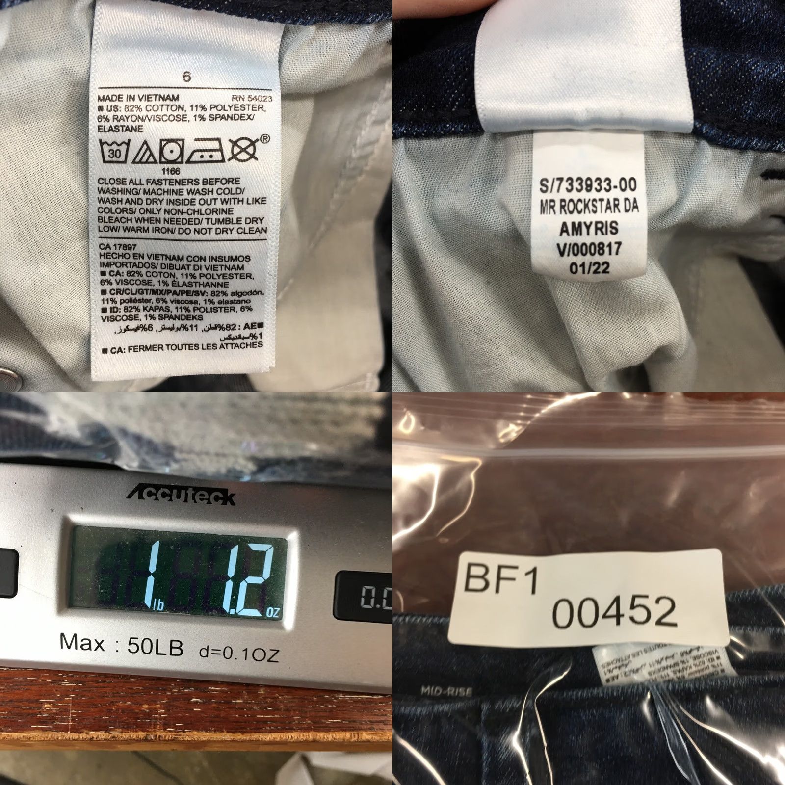 Old Navy Old Navy Rockstar Super Skinny Jeans Women 6 Blue Dark Wash Denim Jeans Skinny Regular 29x29 Womens Jeans Size 28" / US 6 / IT 42 - 10 Thumbnail