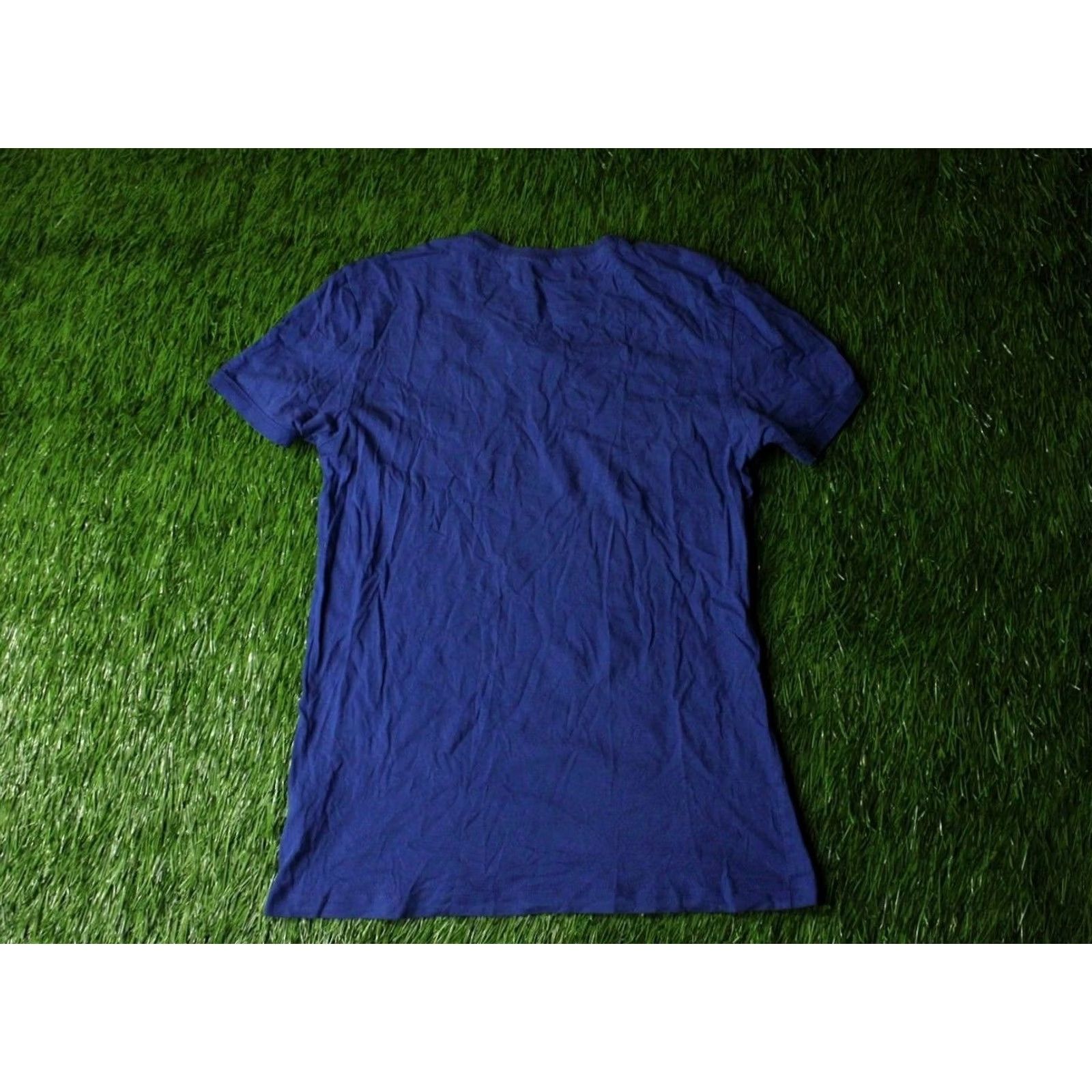 Adidas ADIDAS SY ORIGINAL 3 STRIPES MENS CASUAL SHIRT T-SHIRT TEE JERSEY TRIKOT SIZE M Navy Blue Short Sleeve 100% Cotton Mens Regular Size US M / EU 48-50 / 2 - 7 Thumbnail