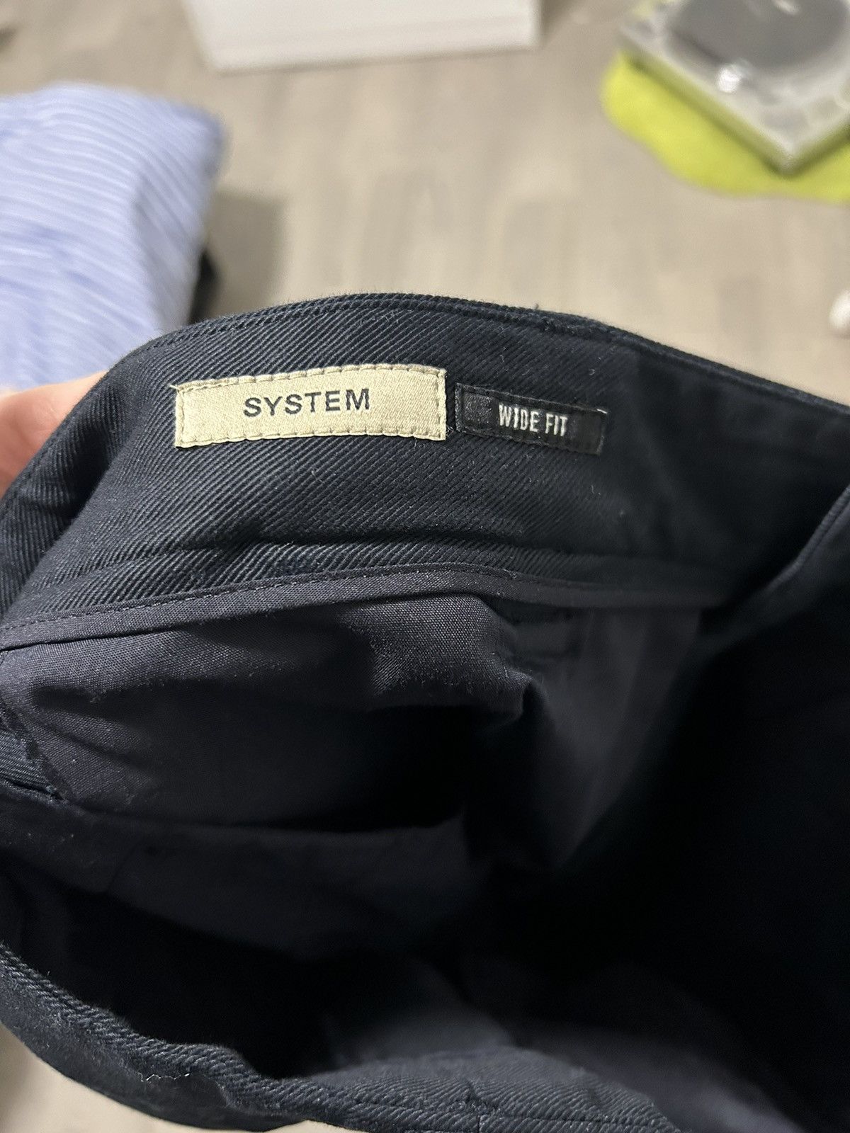 System System Navy Snap Trousers Size US 30 / EU 46 - 4 Thumbnail