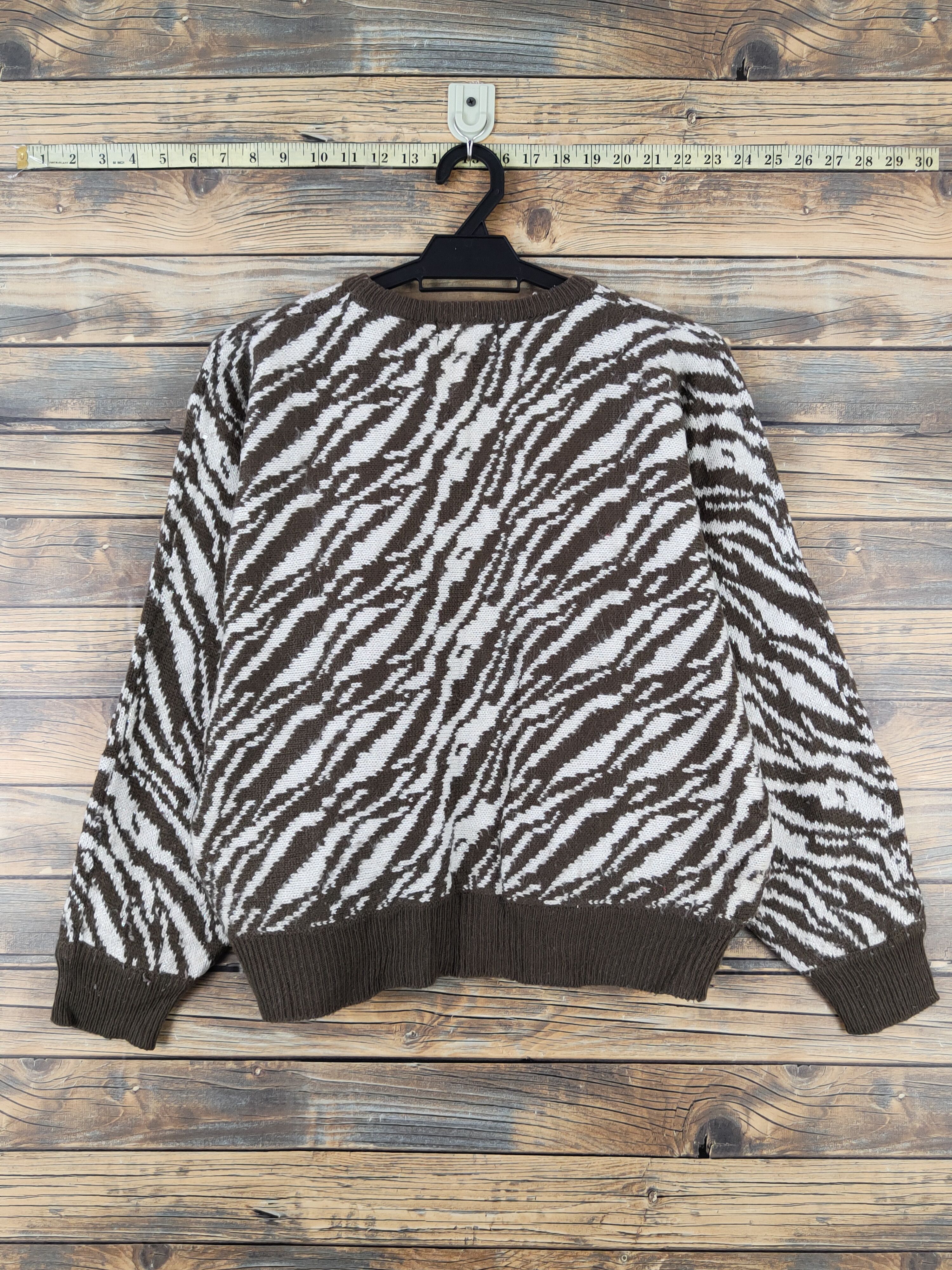 Homespun Knitwear Crested Crane Olive Knitwear Sweatshirts #W1003 Size US S / EU 44-46 / 1 - 7 Thumbnail