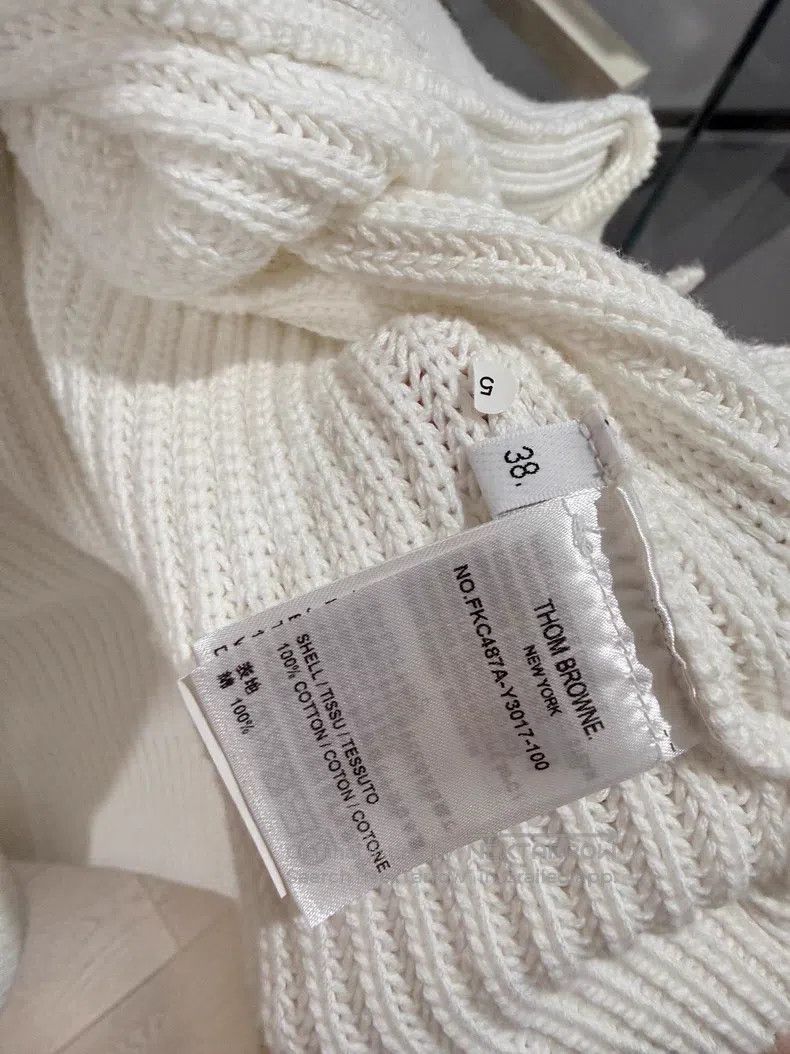 Thom Browne Thom Browne White Knit Cardigan Size XS / US 0-2 / IT 36-38 - 3 Thumbnail