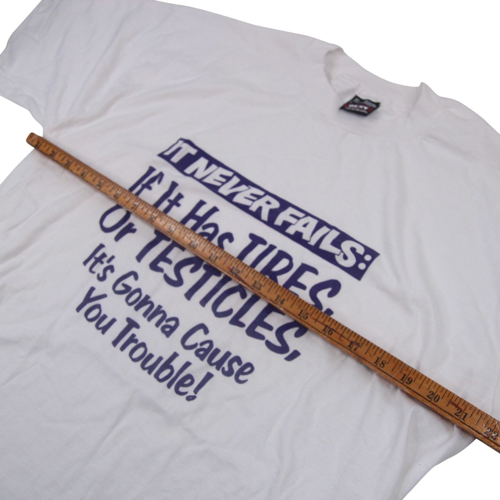 Vintage Vintage Slogan Graphic T Shirt Size US XL / EU 56 / 4 - 6 Thumbnail