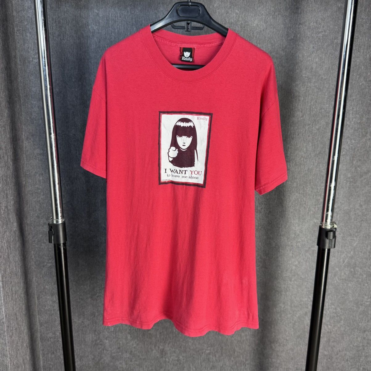 Anime Vintage Emily The Strange 2003 Y2K t shirt Gothic tee rare Size US M / EU 48-50 / 2 - 1 Thumbnail