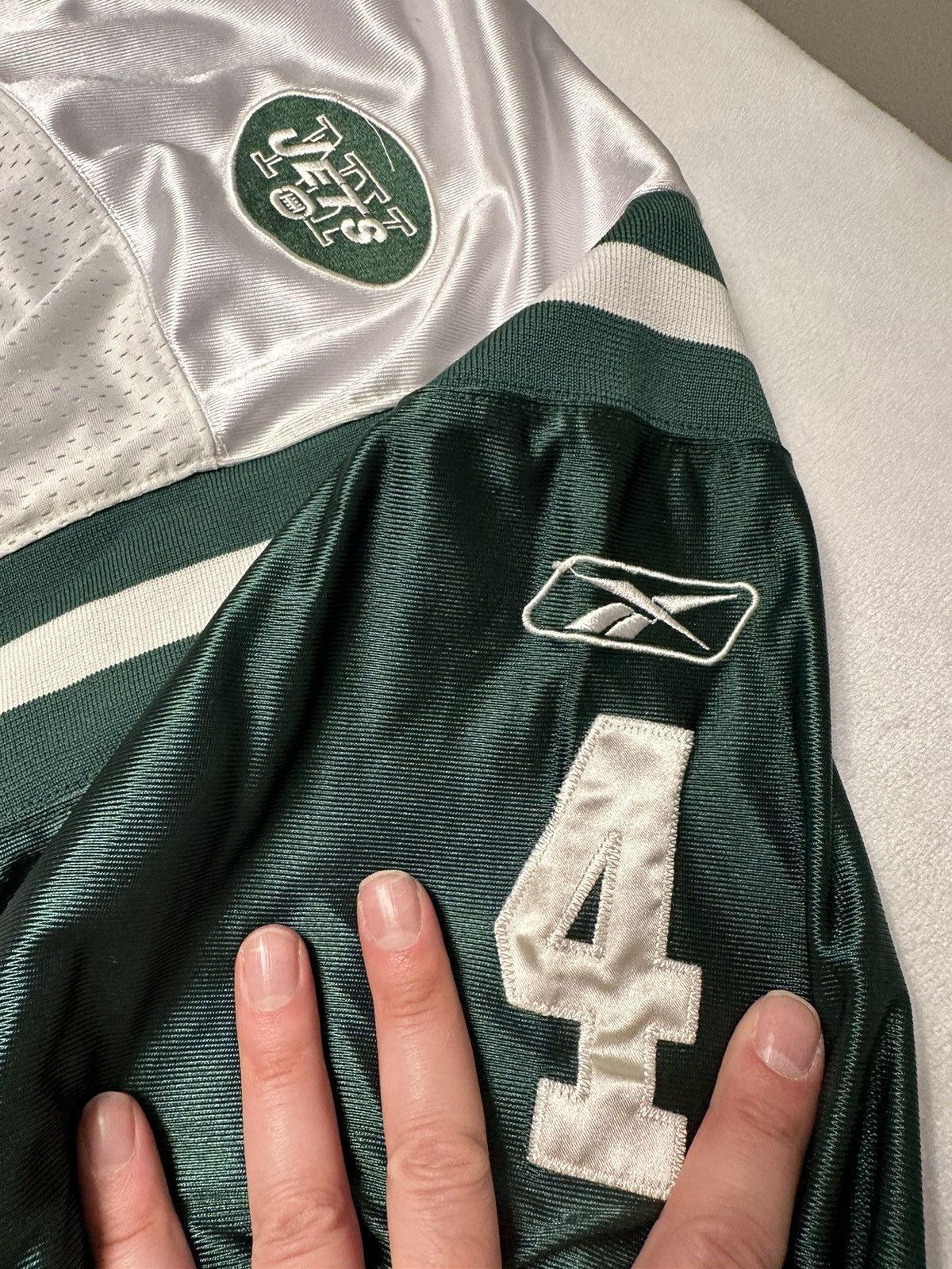 Reebok Reebok NFL New York Jets Brett Favre #4 Jersey Size 54 Size US XL / EU 56 / 4 - 5 Thumbnail