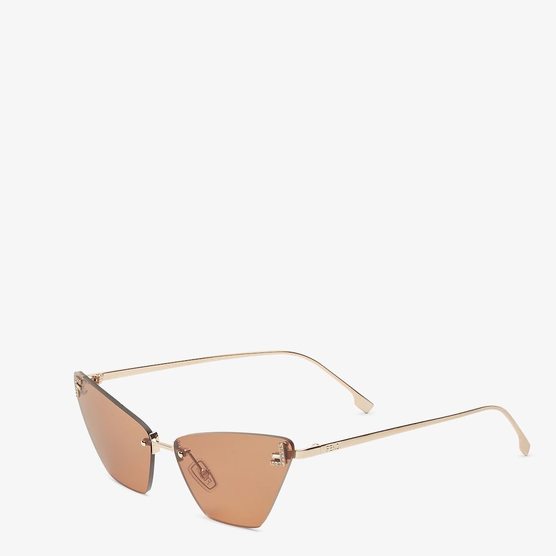 Fendi o1s1wg110126 Size OS/ First Crystal in Golden/Brown Size ONE SIZE - 1 Thumbnail