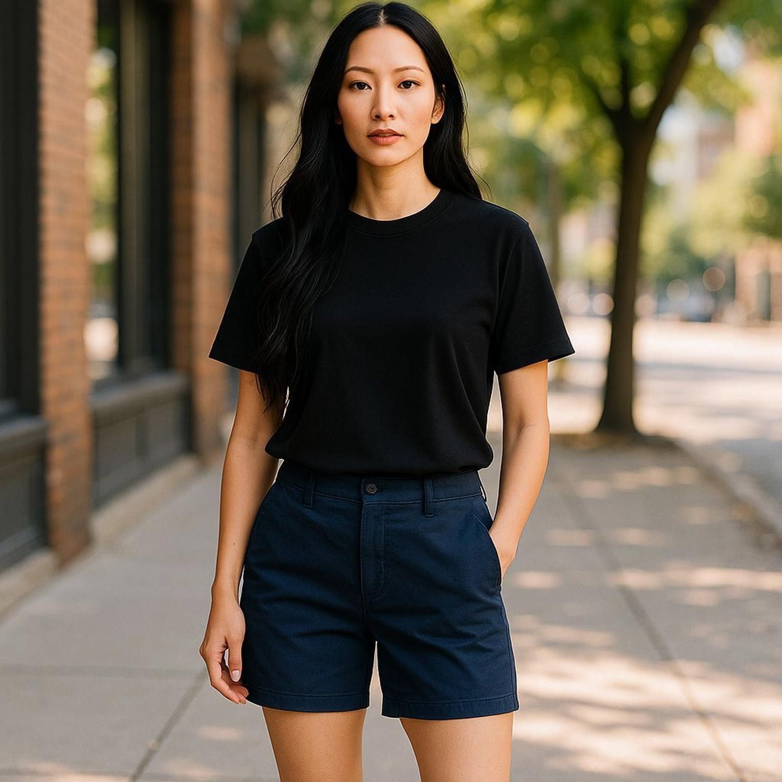 Designer J Crew Casual Navy Blue Shorts Size 28" / US 6 / IT 42 - 1 Thumbnail