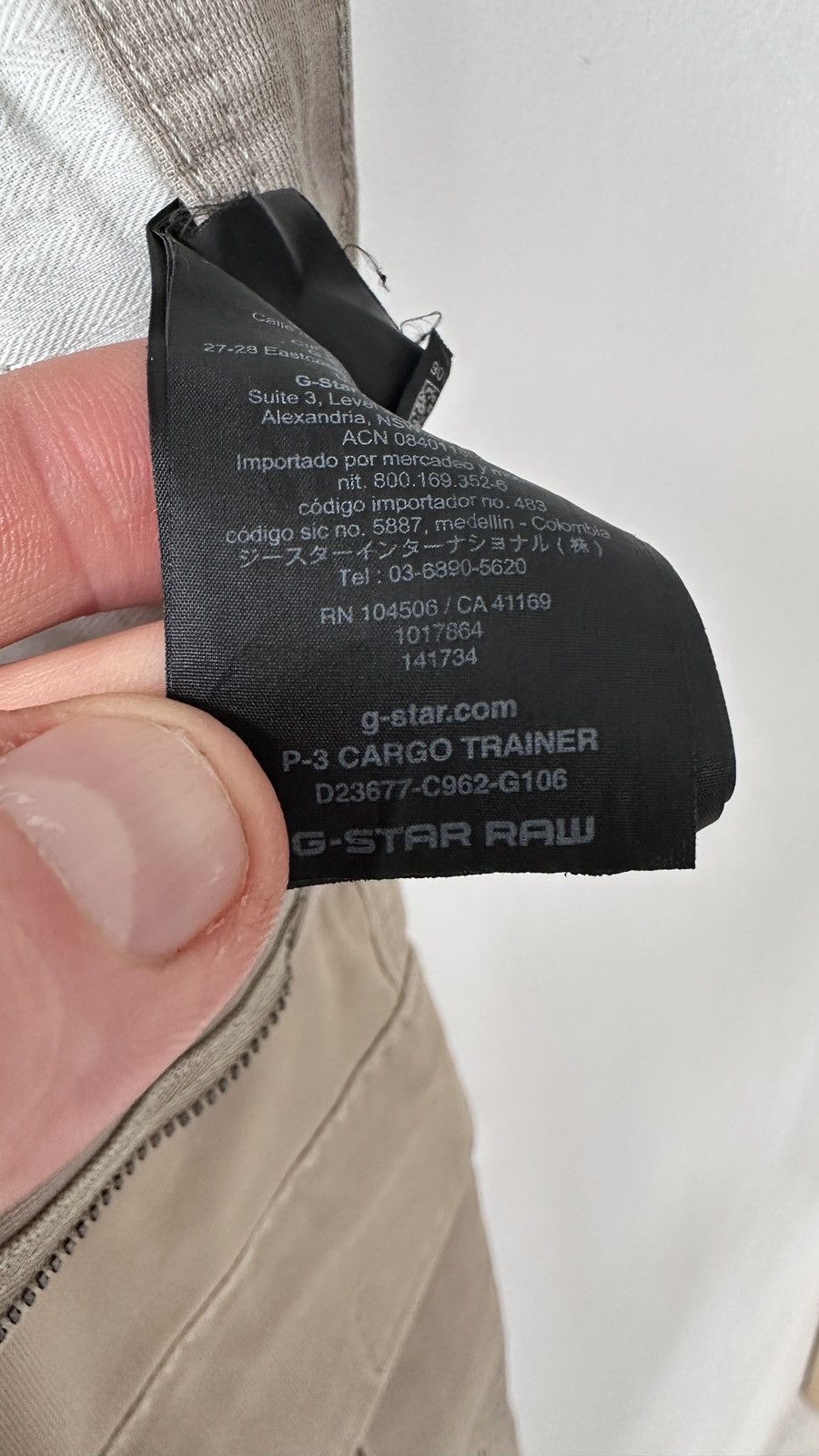 G-Star G-Star Raw P-3 Cargo Trainer Pants W34 Tactical Military Size US 34 / EU 50 - 17 Thumbnail