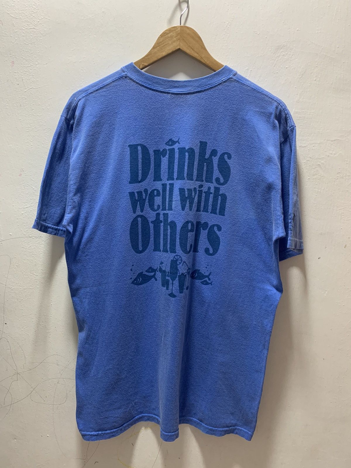 Vintage Crazy Shirt Blue Hawaii Dyed Size US M / EU 48-50 / 2 - 1 Thumbnail