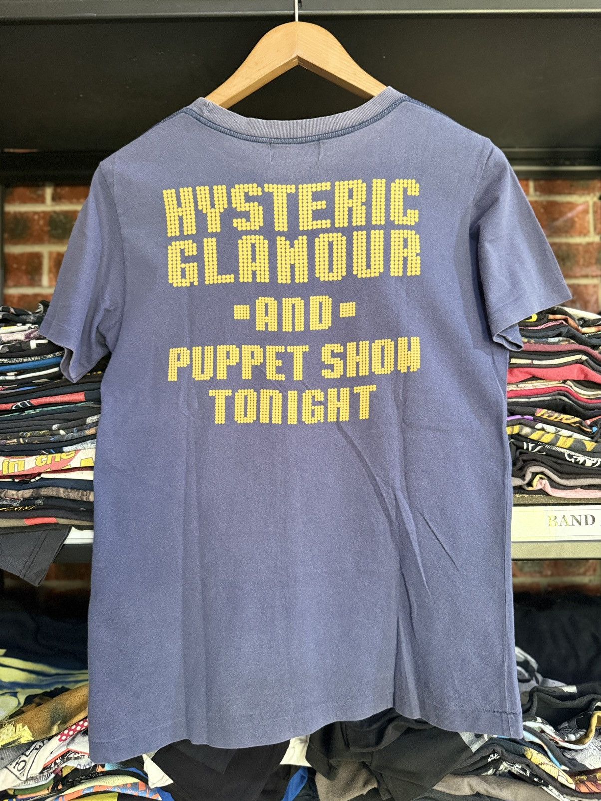 Hysteric Glamour × Vintage Thrashed Vintage Hysteric Glamour And Puppet Show Tonight T Size US S / EU 44-46 / 1 - 2 Thumbnail