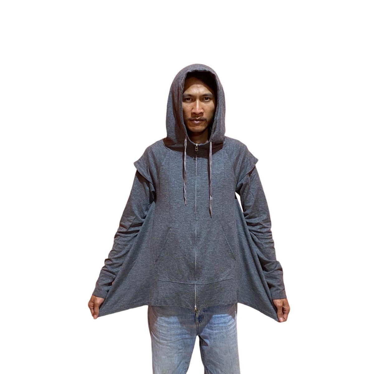 Marithe + Francois Girbaud Vintage Marithe Francois Girbaud Bat Zip Hoodie Size US M / EU 48-50 / 2 - 8 Thumbnail