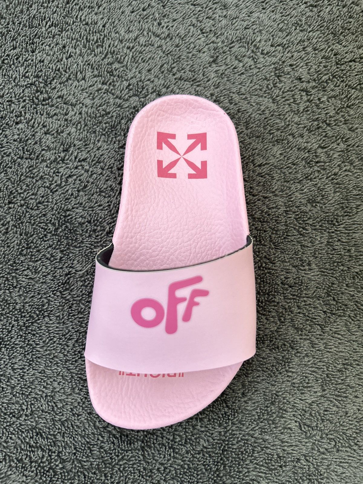 Off-White Off-White Kids Pool Slider Pink Size 9T Size US 4 / IT 34 - 4 Thumbnail