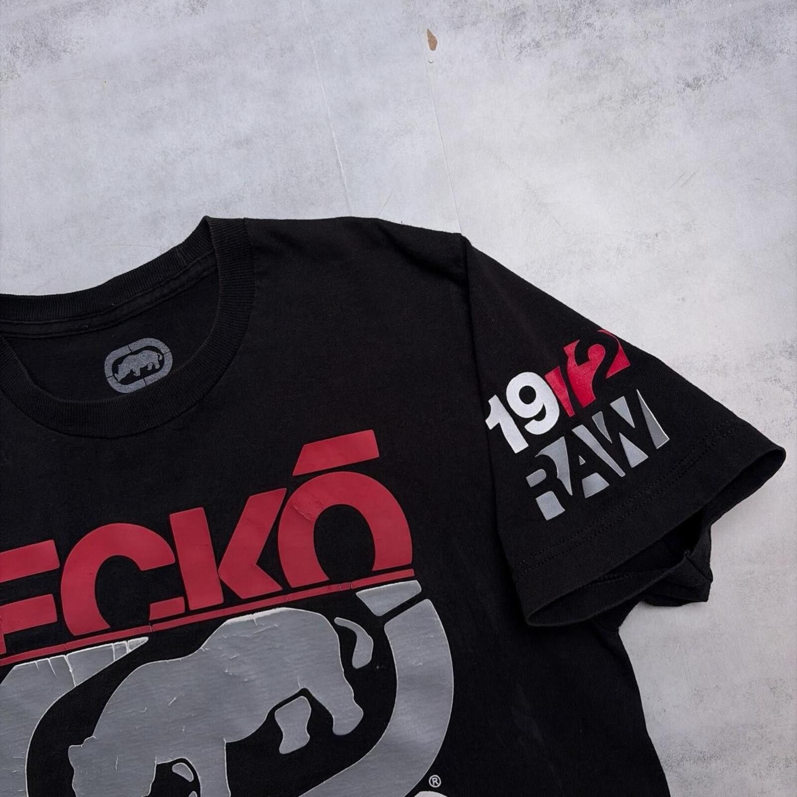 Ecko Unltd. Y2K Black Ecko Unltd Grunge Skater Graphic T-Shirt Size US M / EU 48-50 / 2 - 4 Thumbnail