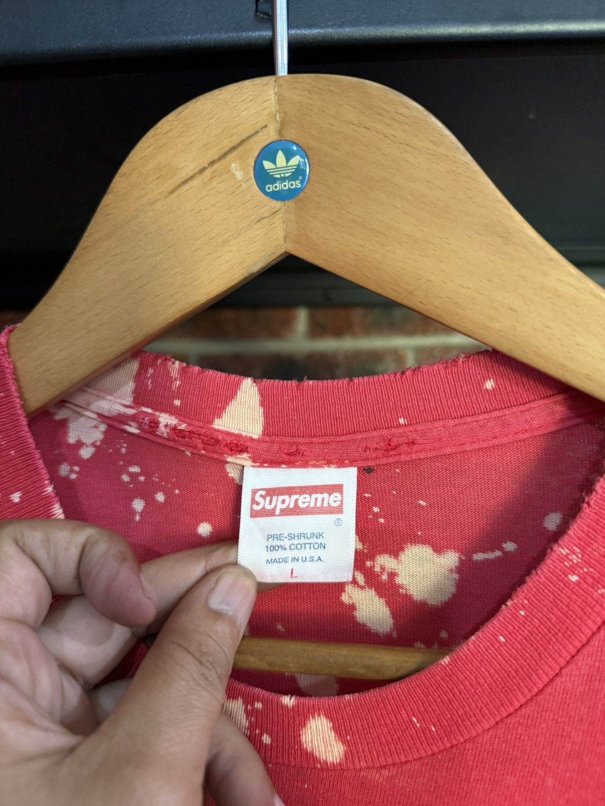 Supreme × Vintage Thrashed Vintage Supreme N.Y Apollo Streetwear Tee Size US L / EU 52-54 / 3 - 10 Thumbnail