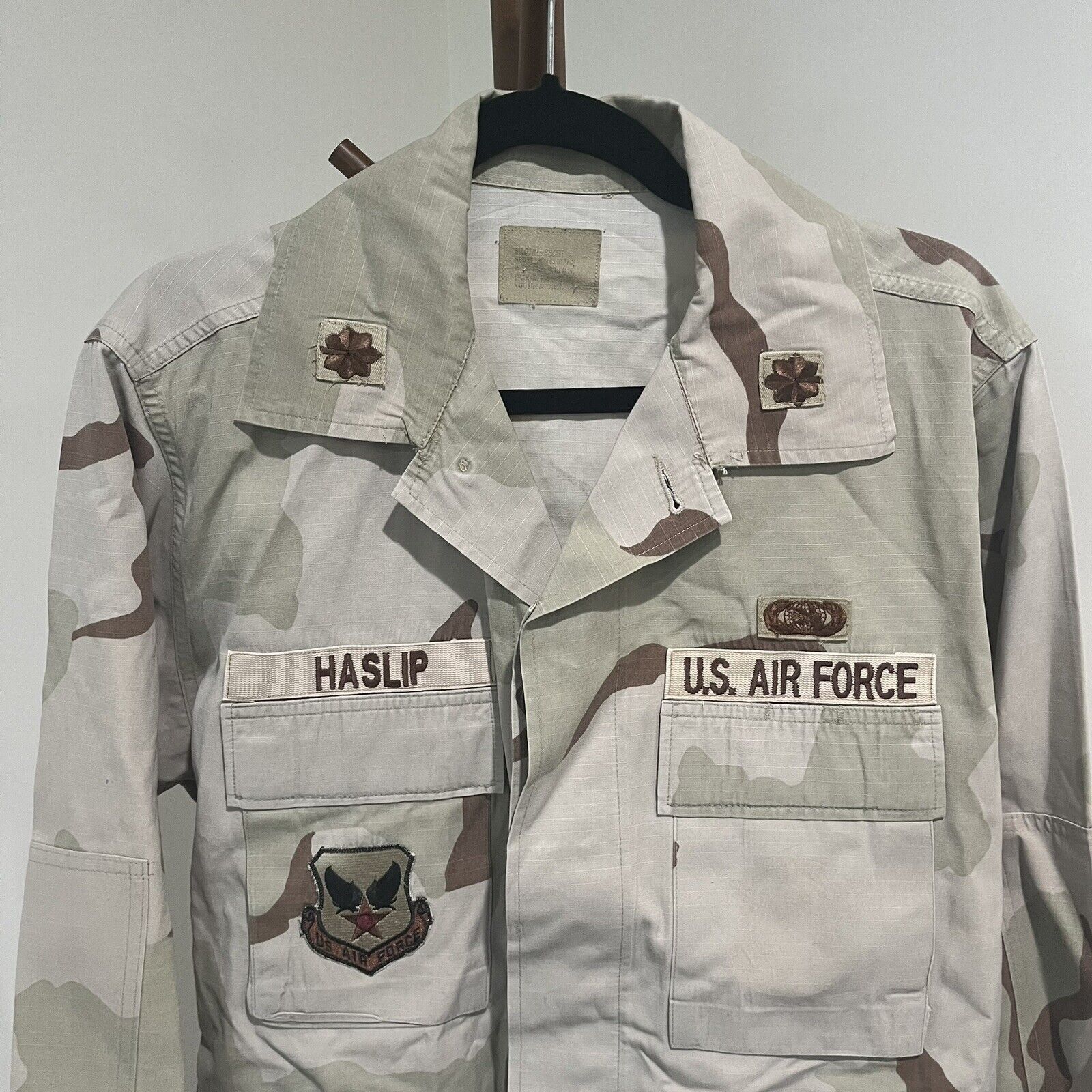 Other 1997 US Air Force Major Desert Camo Combat Coat Medium Short Size US M / EU 48-50 / 2 - 2 Thumbnail