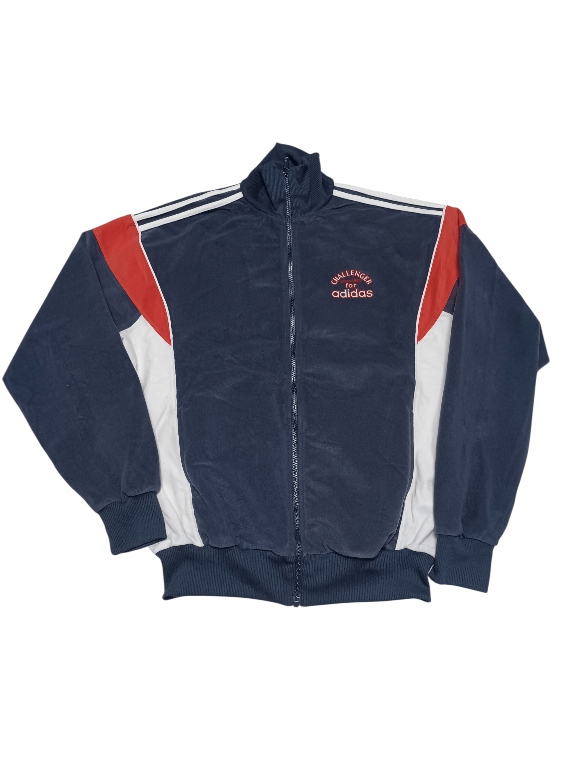 Adidas CHALLENGER ADIDAS VINTAGE 2003 VELOUR TRACK JACKET Size US M / EU 48-50 / 2 - 1 Thumbnail
