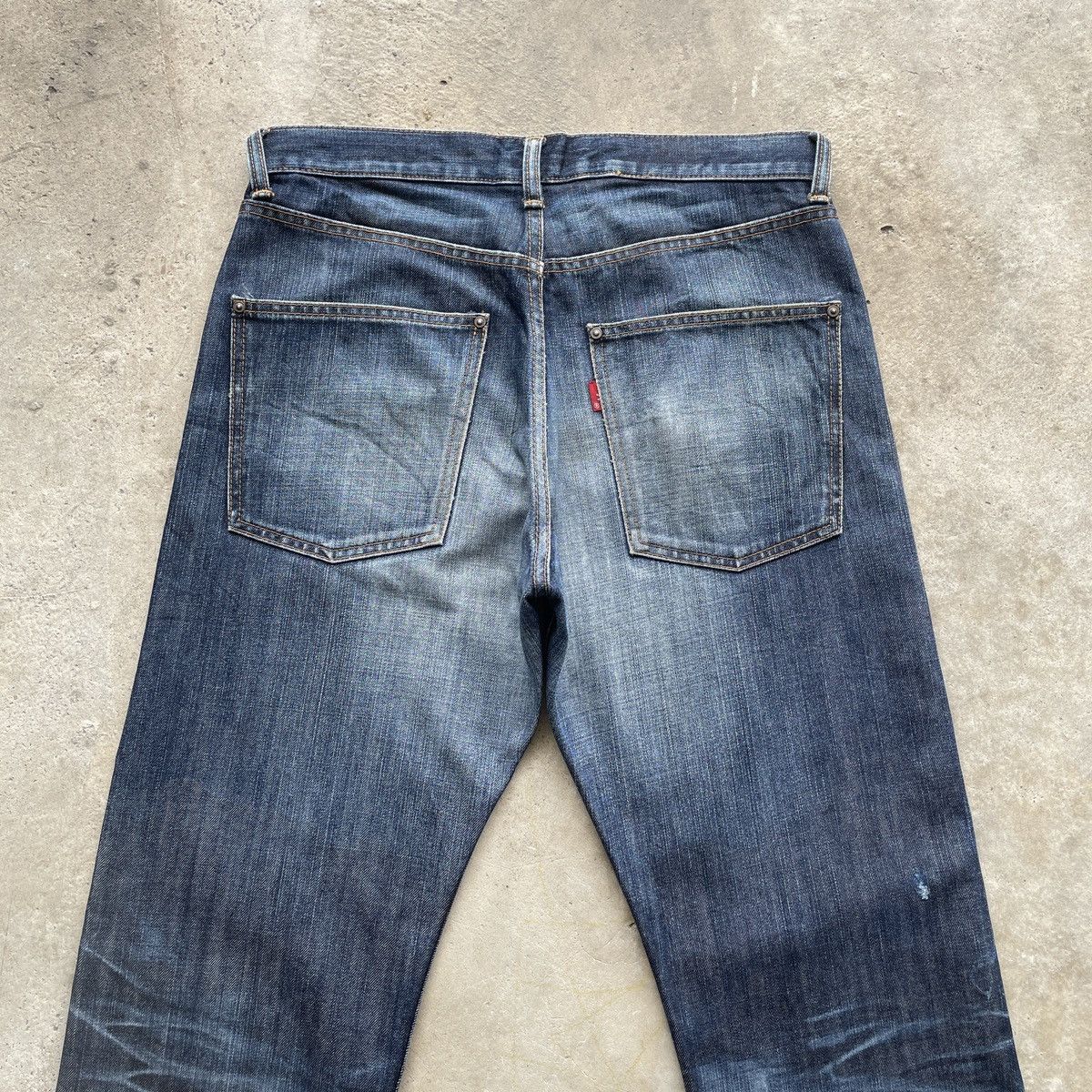 Japanese Brand Vintage GogmaGog Jeans Japan Faded Denim Pants Distressed Size US 32 / EU 48 - 8 Thumbnail