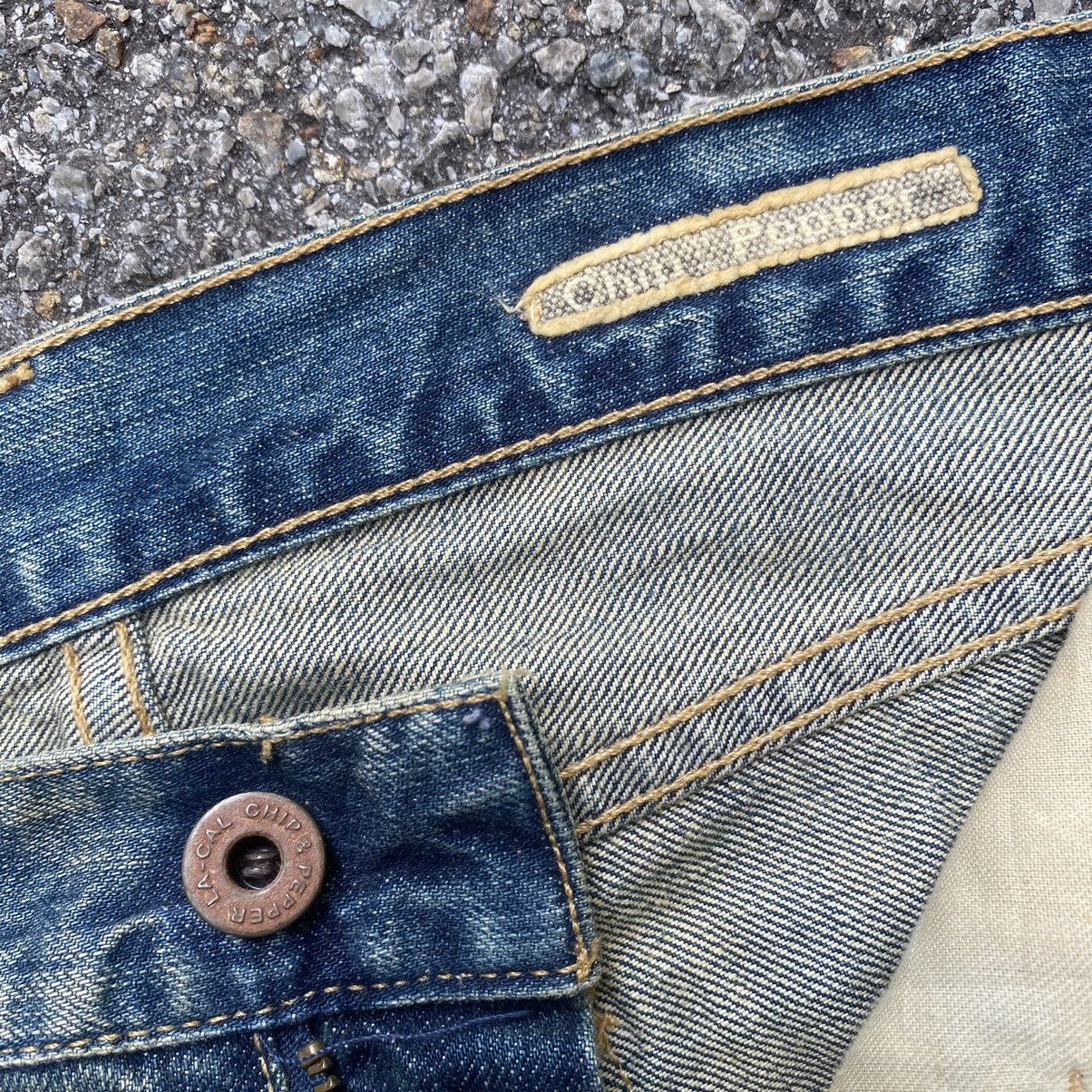 Kapital Flared Distressed Mudwash Jeans Chip & Pepper Boot Cut Denim Size US 29 - 7 Thumbnail