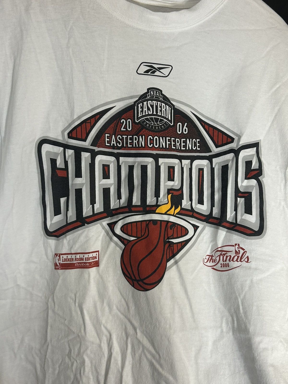 Reebok Reebok NBA 2006 Miami Heat Champions Official Shirt Size US XL / EU 56 / 4 - 4 Thumbnail