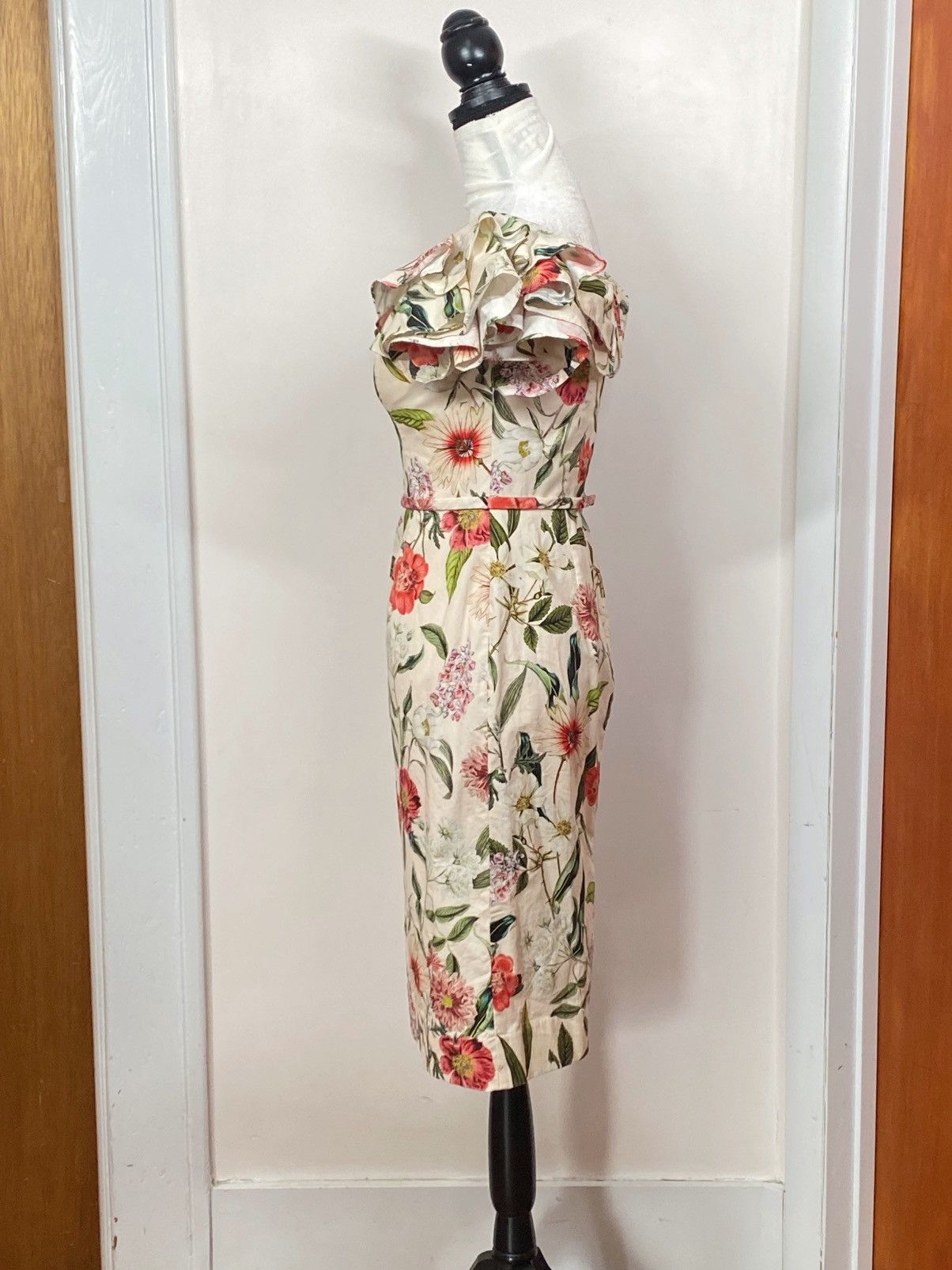 Other Teri Jon Floral Off-the-Shoulder Sheath Dress size 4 Size S / US 4 / IT 40 - 8 Thumbnail