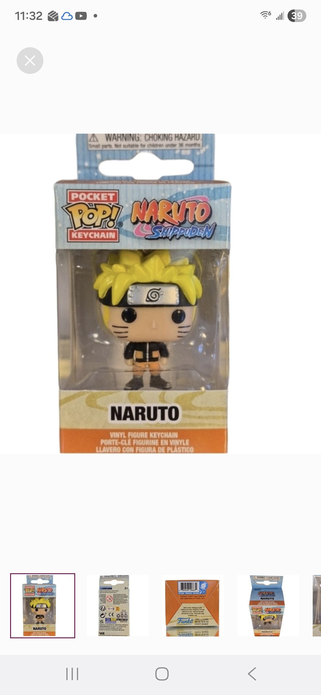 Other Funko × Naruto Shippuden Pocket POP Keychain Size ONE SIZE - 1 Thumbnail