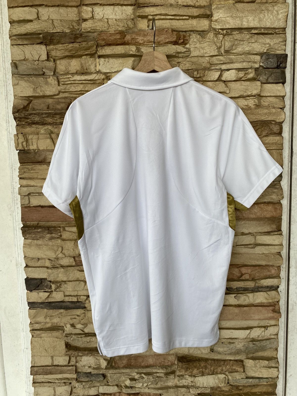 Nike Nike Dri-FIT Polo Shirt White Gold Jersey Size US M / EU 48-50 / 2 - 6 Thumbnail