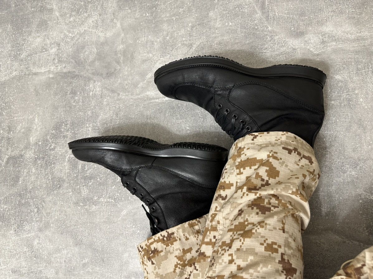 Vintage Vintage Black high boxer boots moto biker shoes core Size US 9.5 / EU 42-43 - 2 Thumbnail