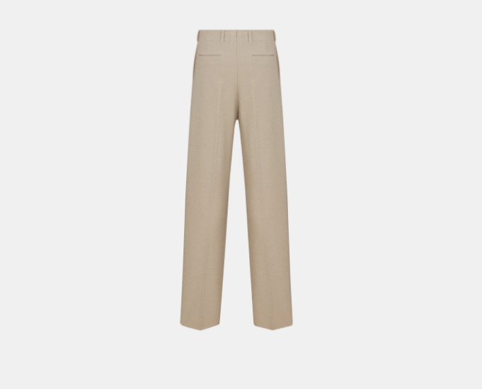Dior o1w1db10525 483C13 Pant in Beige Size US 30 / EU 46 - 2 Thumbnail