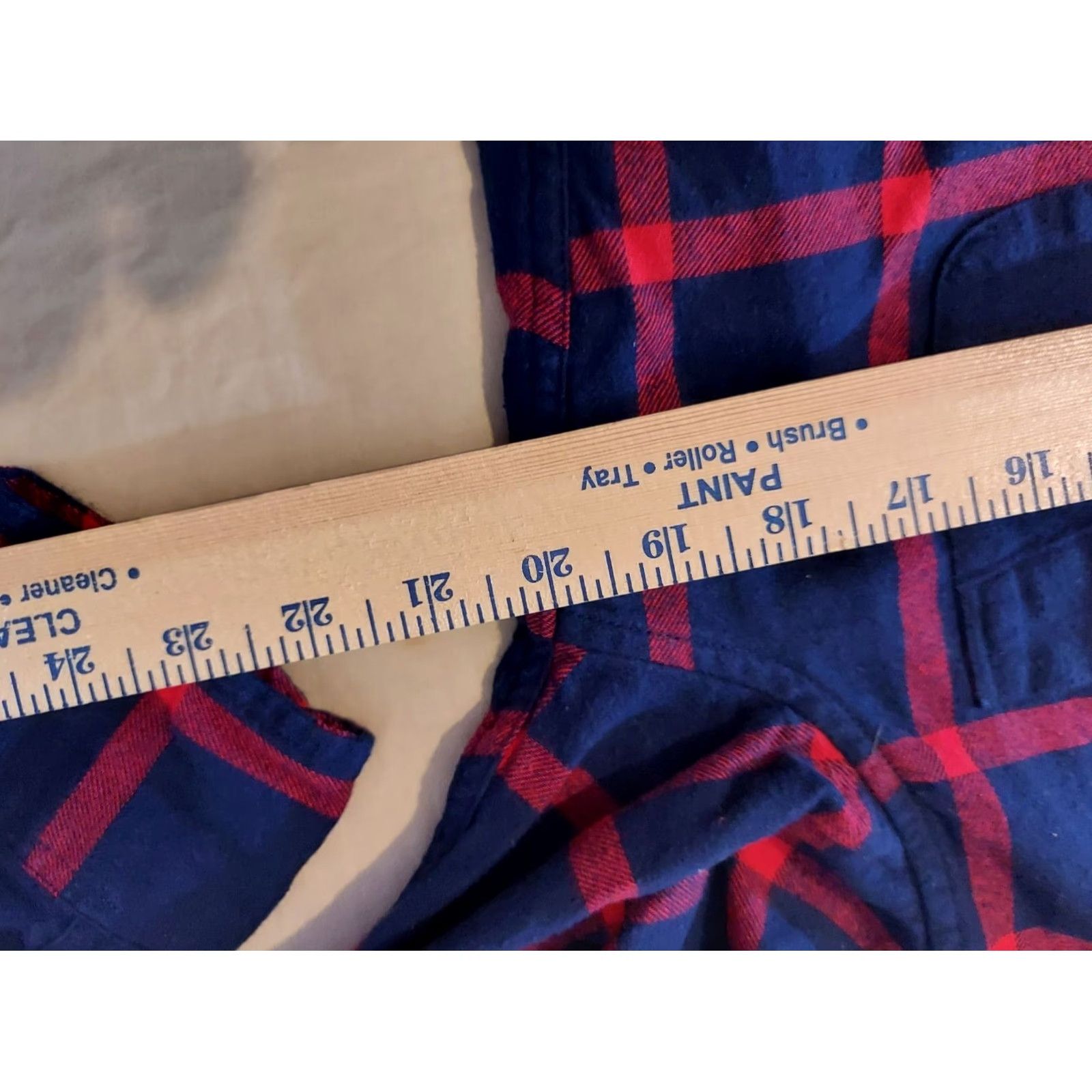 J.Crew VINTAGE J.CREW Flannel Button-Up Shirt S Men Blue Cotton Long Sleeve Cotton Flannel Button-Up Shirt S Men's Blue Size 36R - 2 Thumbnail