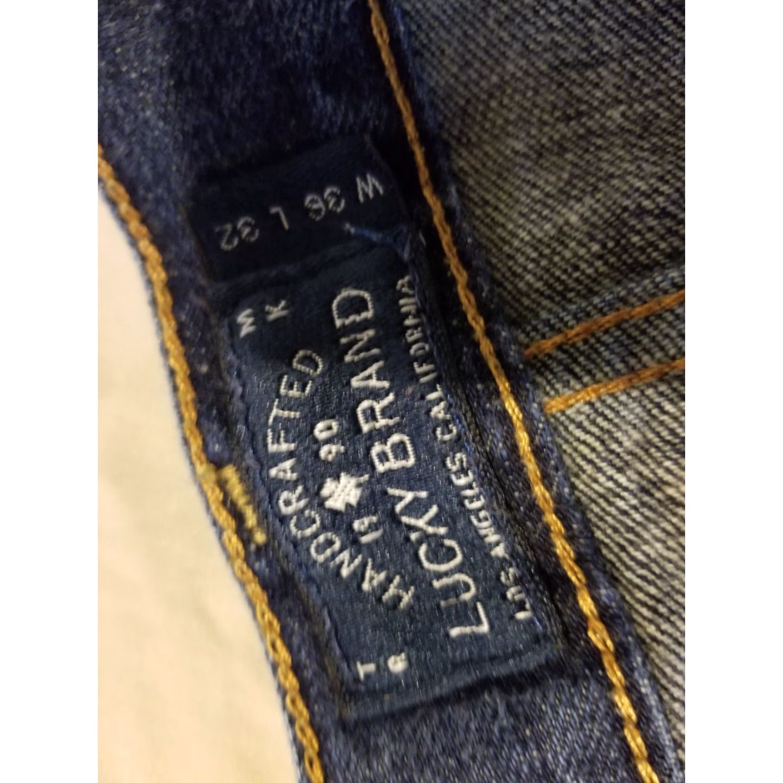 Lucky Brand Lucky Brand 221 Jeans Men 36x32 Straight Denim Pants Blue 38x32 Regular 36 Inseam 32 Style Classic Catalog Mens Jeans Size US 36 / EU 52 - 6 Thumbnail
