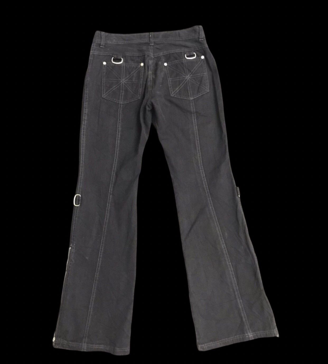 Japanese Brand Flare Seditionaries ALGONQUINS Street Brand Punk Pant Size 28" / US 6 / IT 42 - 3 Thumbnail
