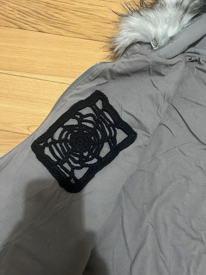 Japanese Brand insectisms afd grey zip up Size US XL / EU 56 / 4 - 8 Thumbnail