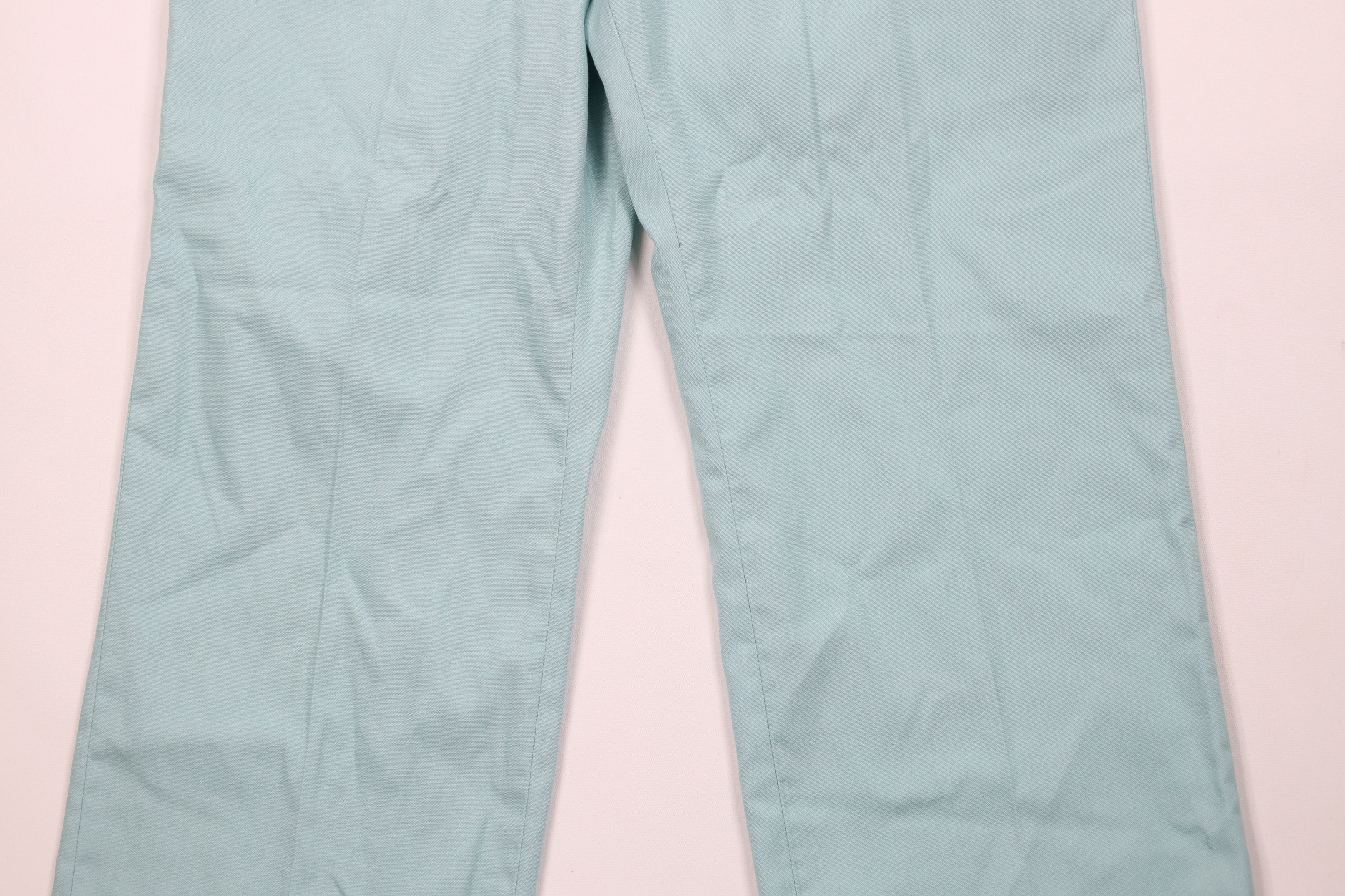 Vintage Vintage 70s Streetwear Bell Bottoms Chino Pants Blue USA Size US 34 / EU 50 - 3 Thumbnail