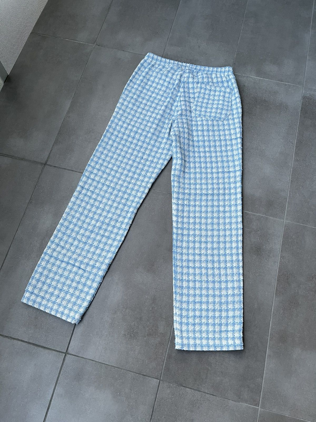 Other !DS! SS23 Nikolaj Storm Corfu Slipper Check Pants Size US 32 / EU 48 - 14 Thumbnail