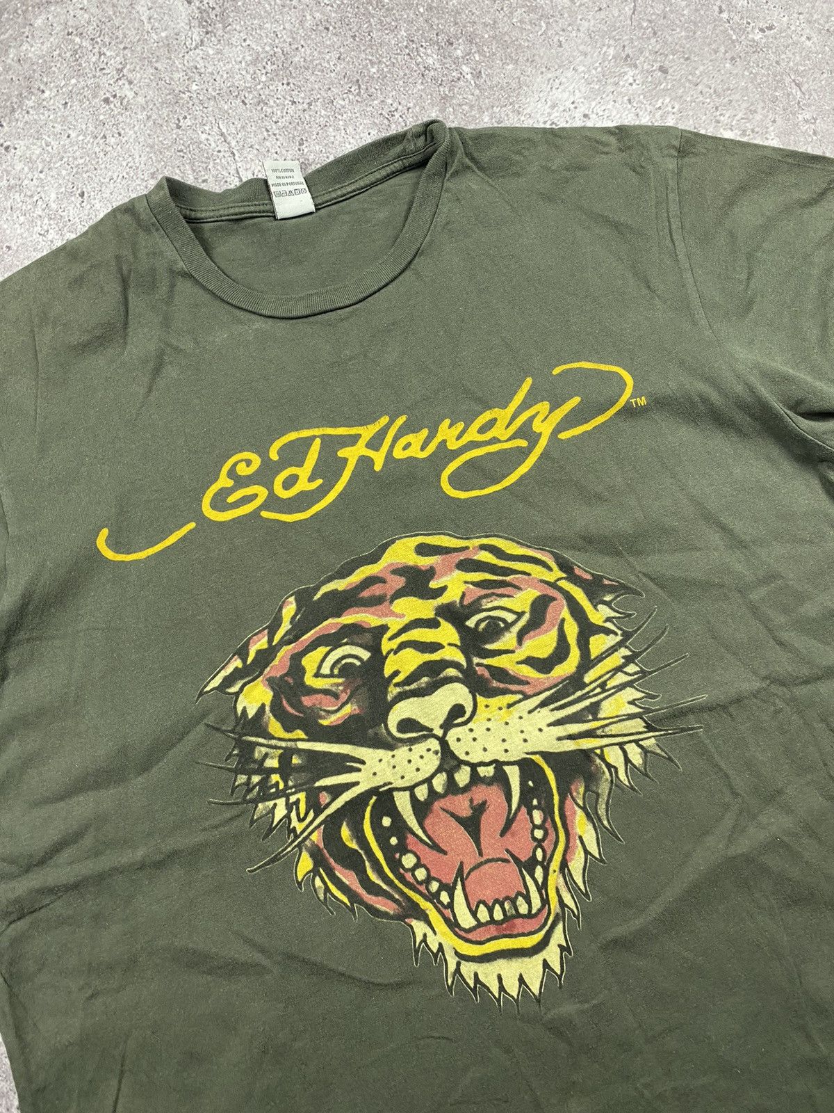 Ed Hardy × Vintage Vintage ED HARDY Y2K Japanese Tiger shirt JUNYA WATANAB Size US M / EU 48-50 / 2 - 2 Thumbnail