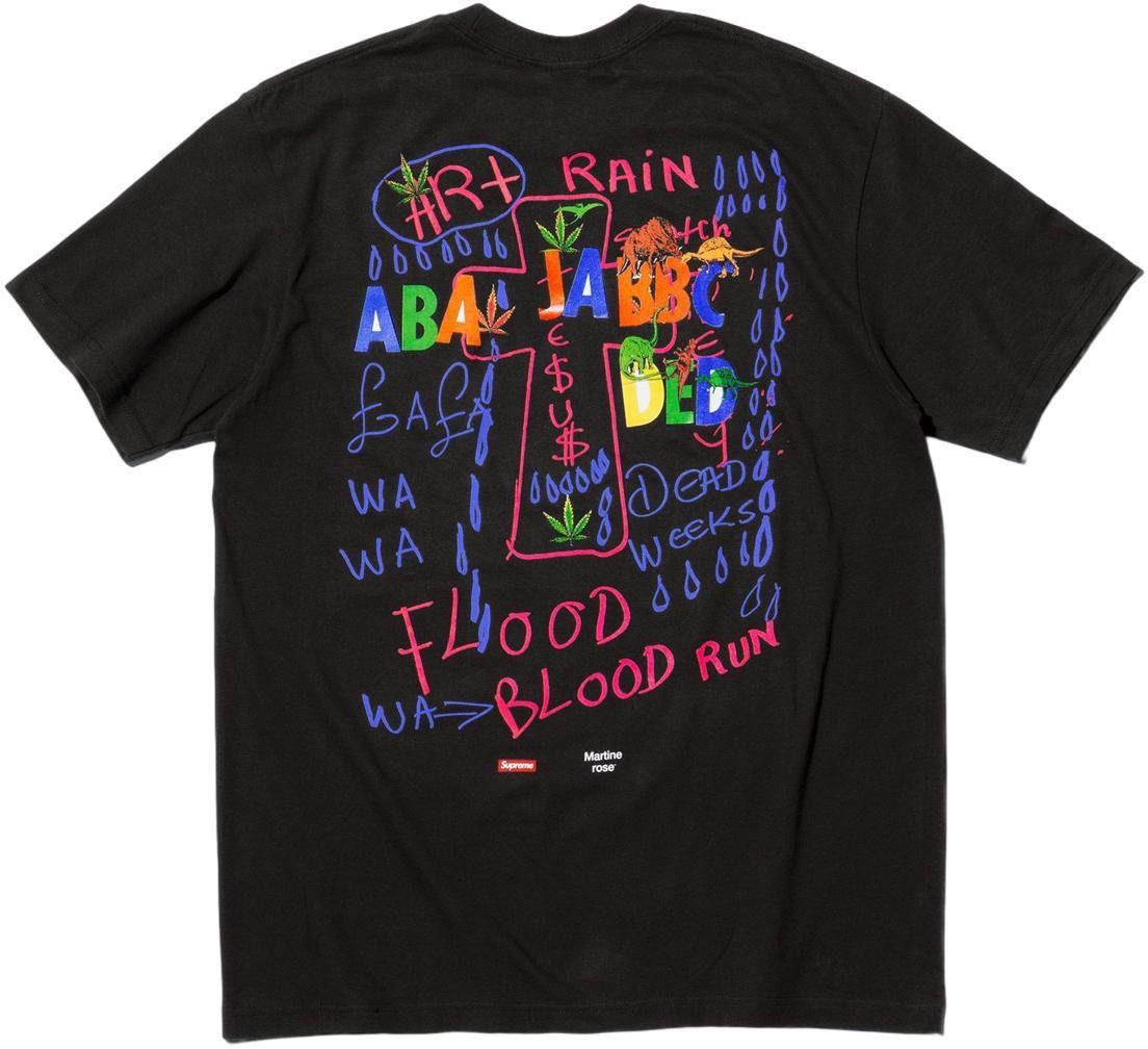 Martine Rose × Supreme Supreme Martine Rose Lee Scratch Perry Tee 