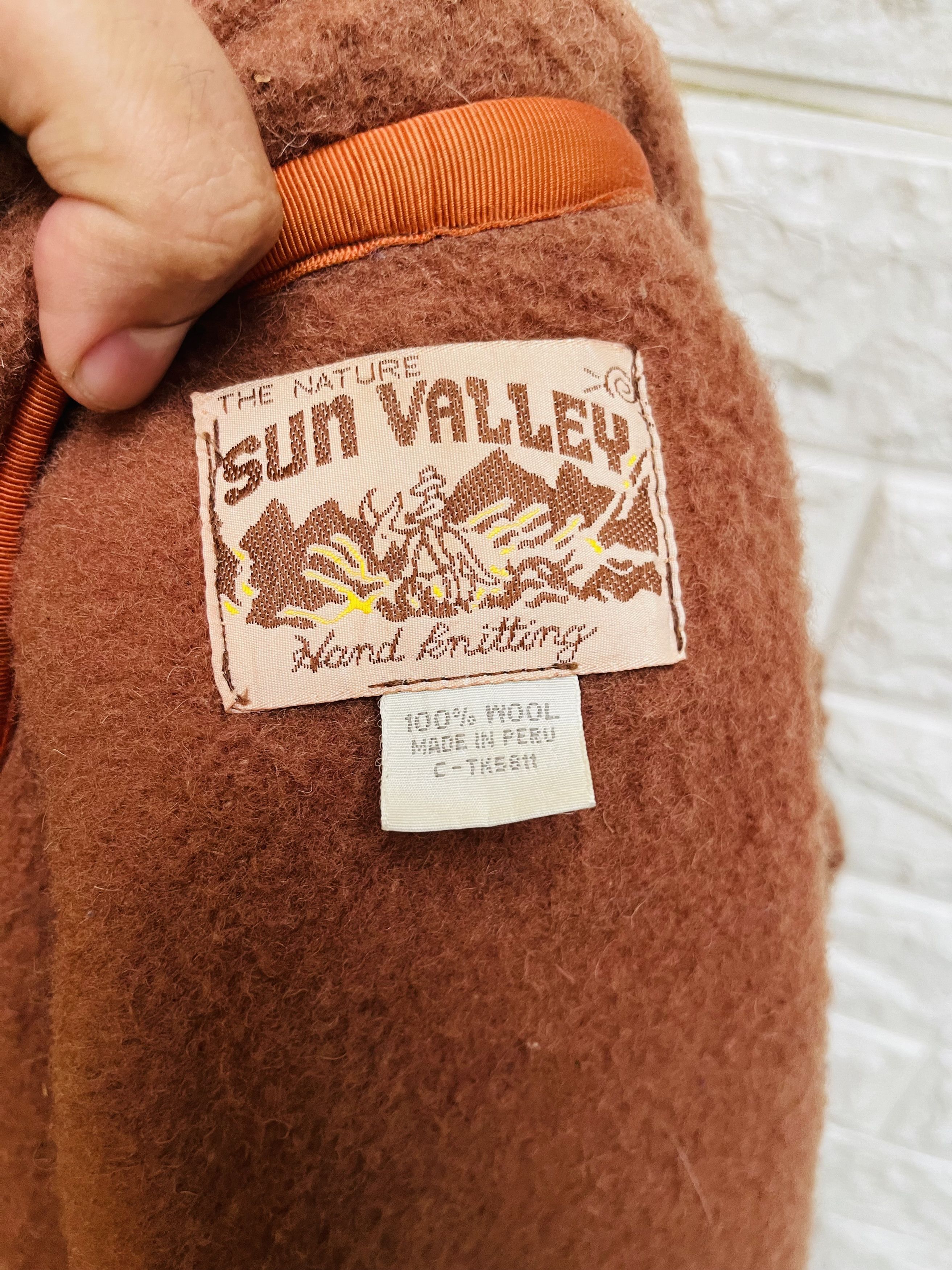 Japanese Brand × Vintage Vintage Sun Valley Hand Britting Wool Design Fashion Style Size M / US 6-8 / IT 42-44 - 9 Thumbnail