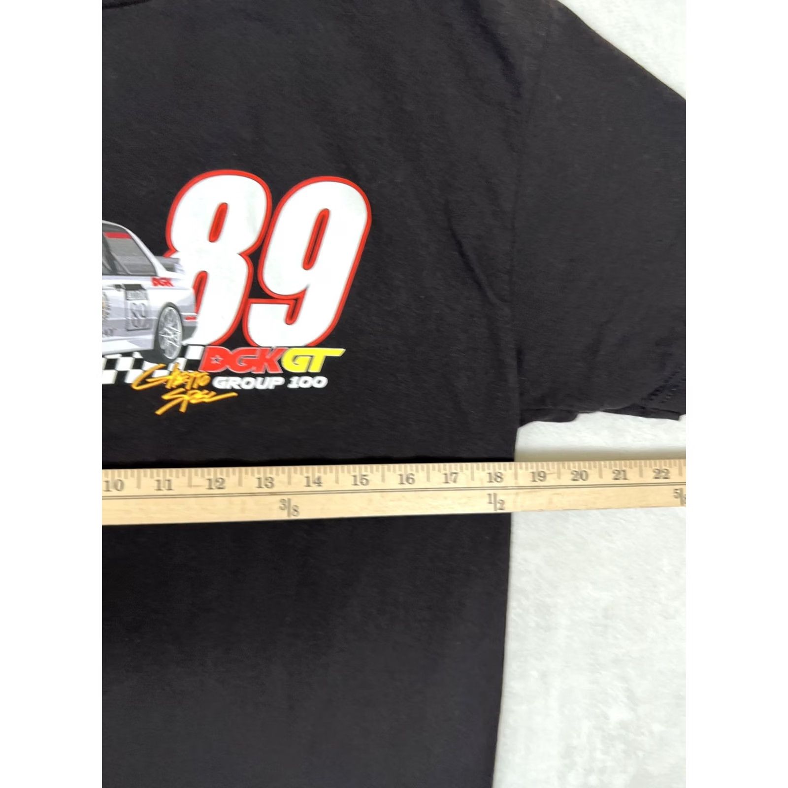 DGK DGK Ghetto Spec 89 T-Shirt Mens M Black Race Car Graphic Front Back 89 DGK GT Ghetto Spec Size US M / EU 48-50 / 2 - 5 Thumbnail