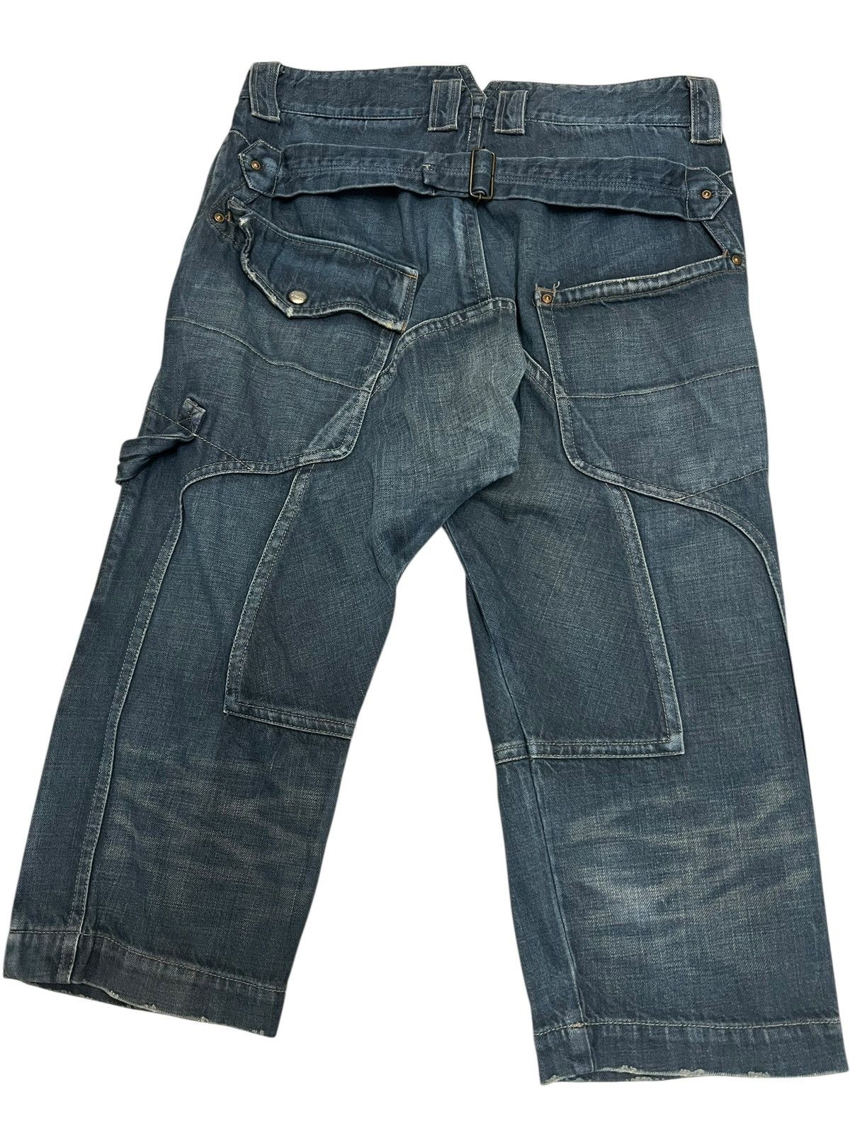 Japanese Brand Vintage Japanese Brand HALB Sedionaries Half Jean Size US 31 - 2 Thumbnail
