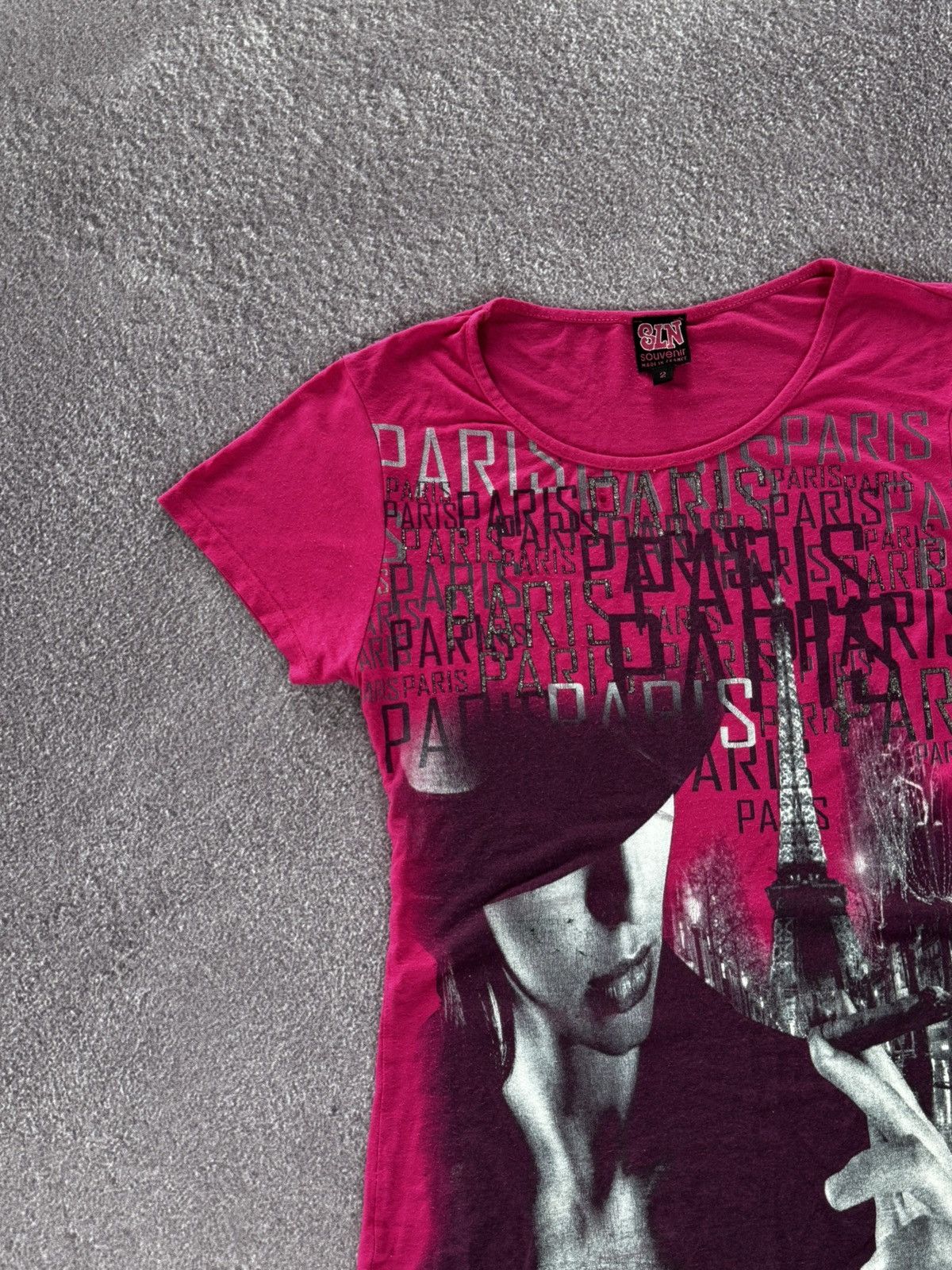 Hysteric Glamour Y2K Hysteric Glamour Style Paris Logo T-Shirt Size M / US 6-8 / IT 42-44 - 4 Thumbnail