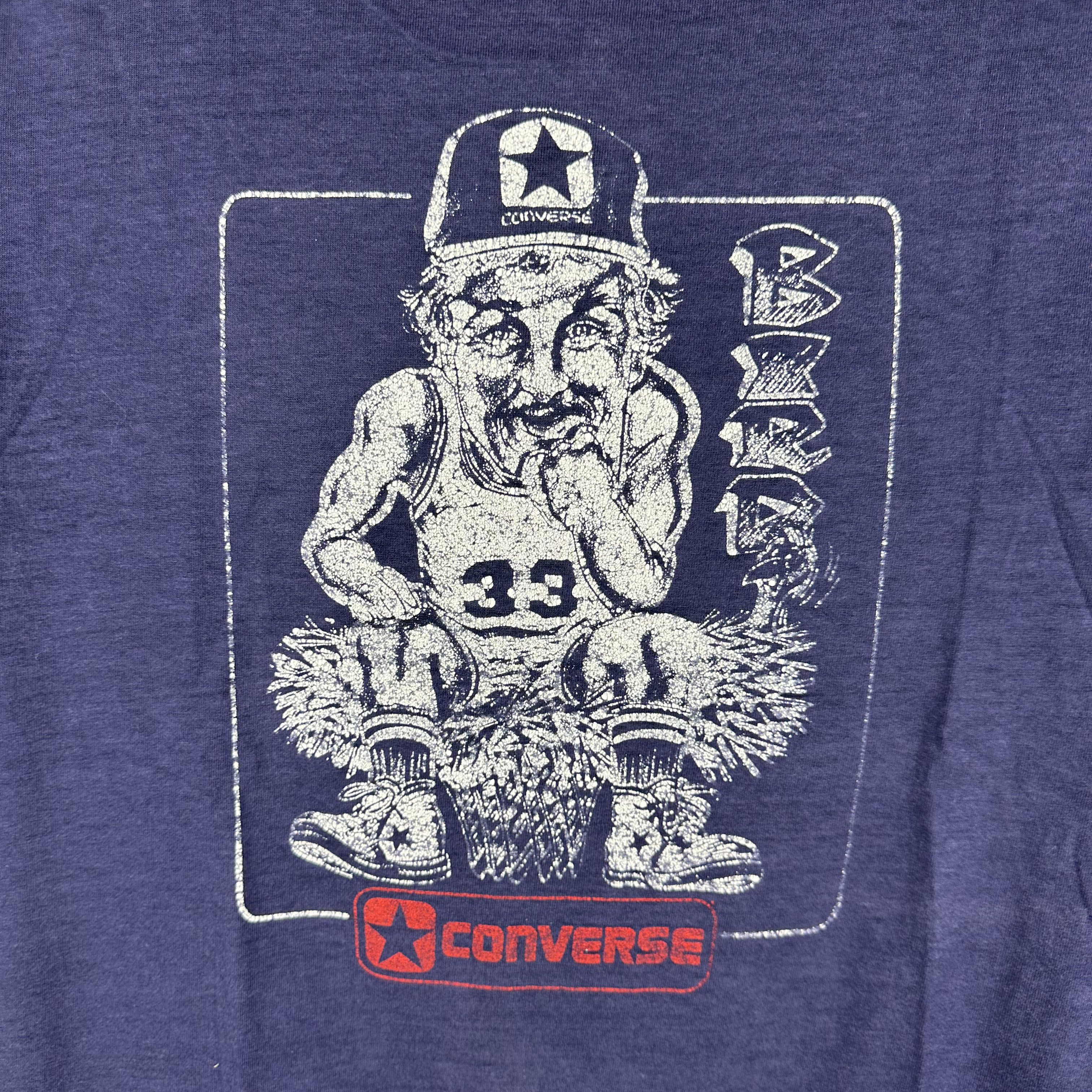 Vintage Vintage 80s Converse Larry Bird NBA Basketball T-shirt Size US S / EU 44-46 / 1 - 2 Thumbnail